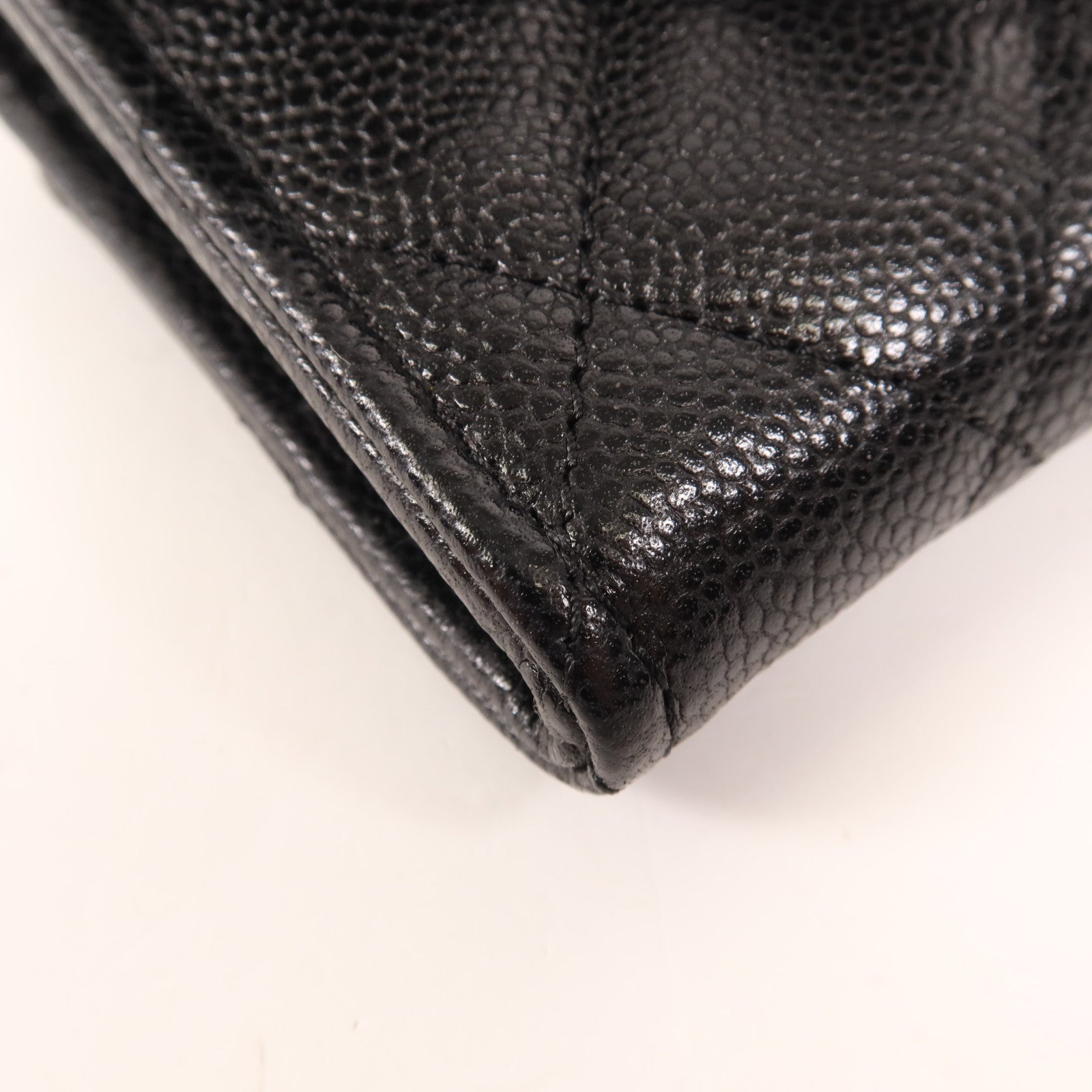 CHANEL 牛皮皮革Card Case金扣卡片套