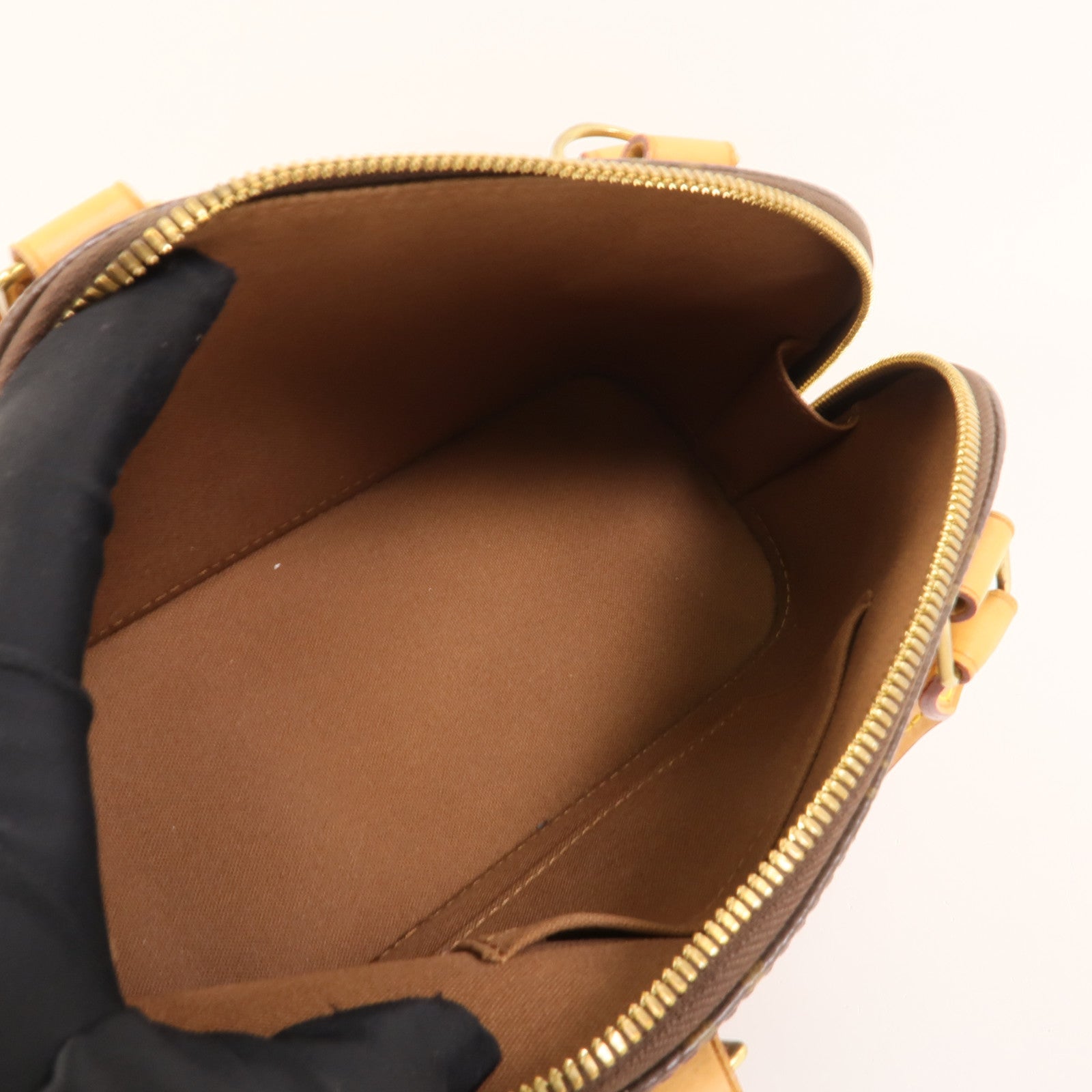 LOUIS VUITTON Monogram Alma BB金扣手挽肩背兩用袋