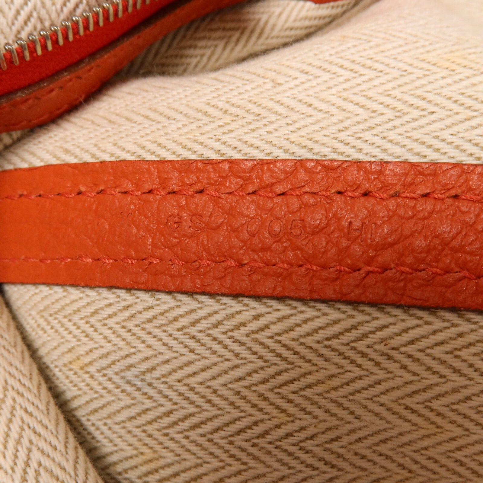 HERMES Country皮革Garden Party PM手挽袋Sanguine