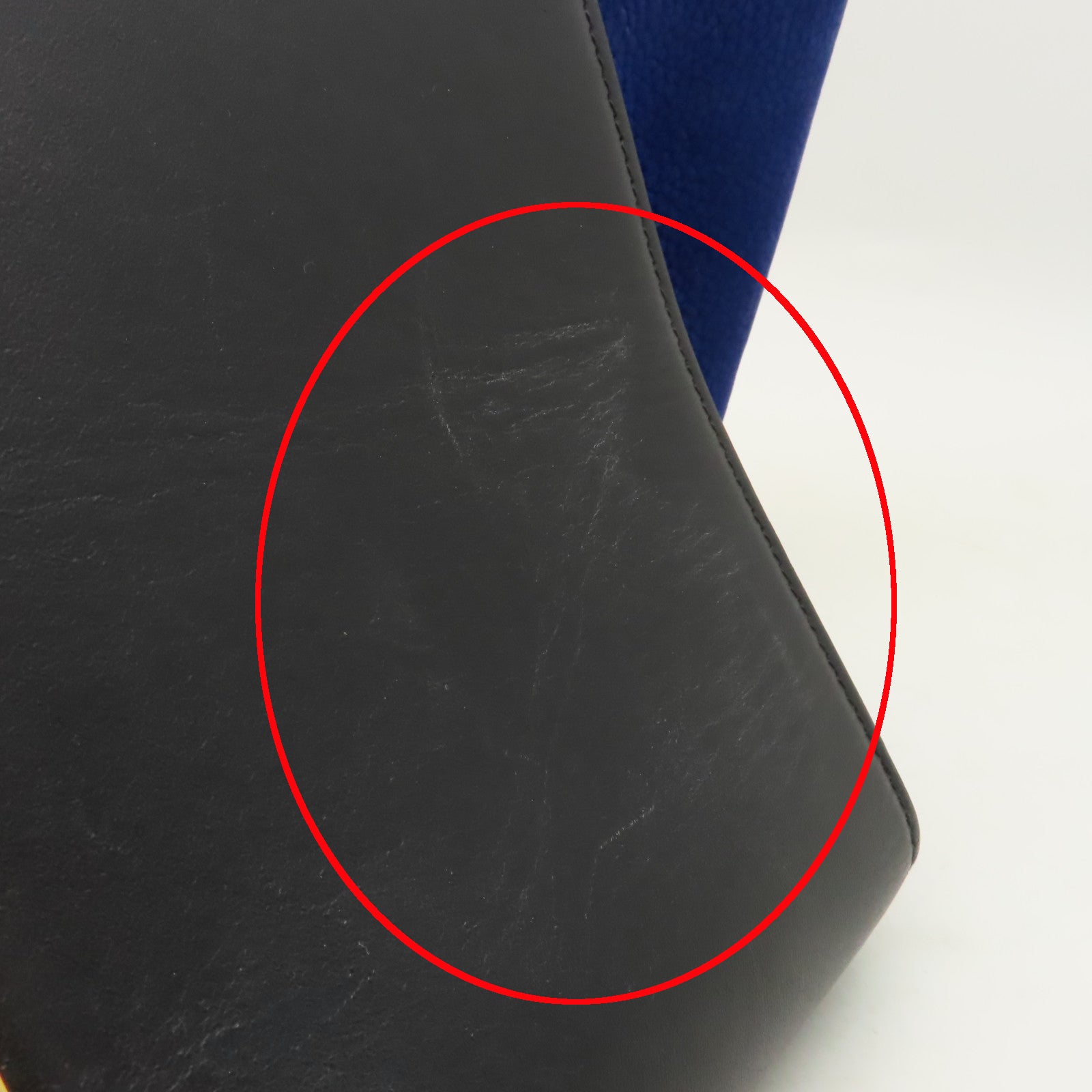 CELINE 【清倉大減價】牛皮皮革Trapeze金扣手挽肩背兩用袋棕色/黒色