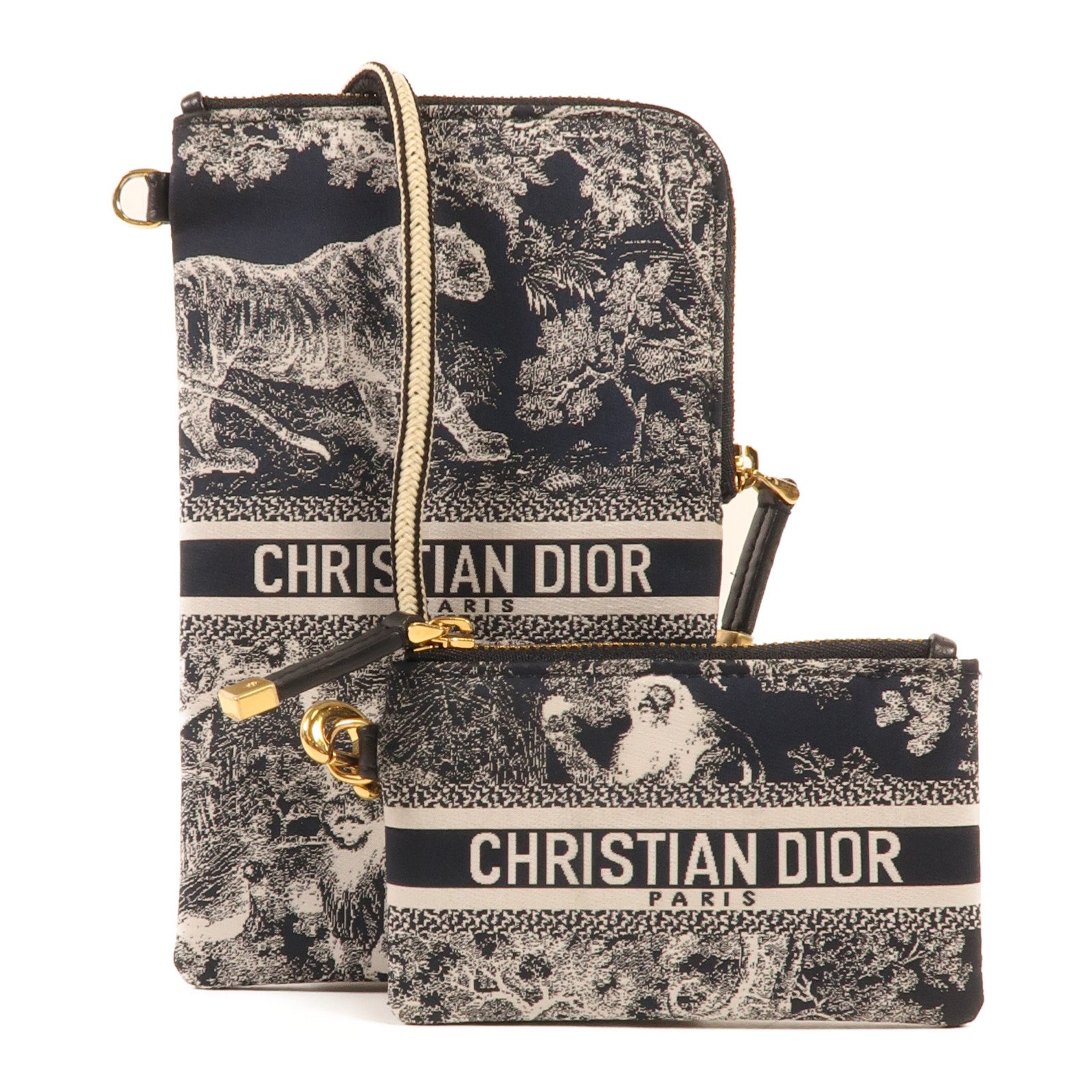 Dior 尼龍Phone Case金扣肩背袋