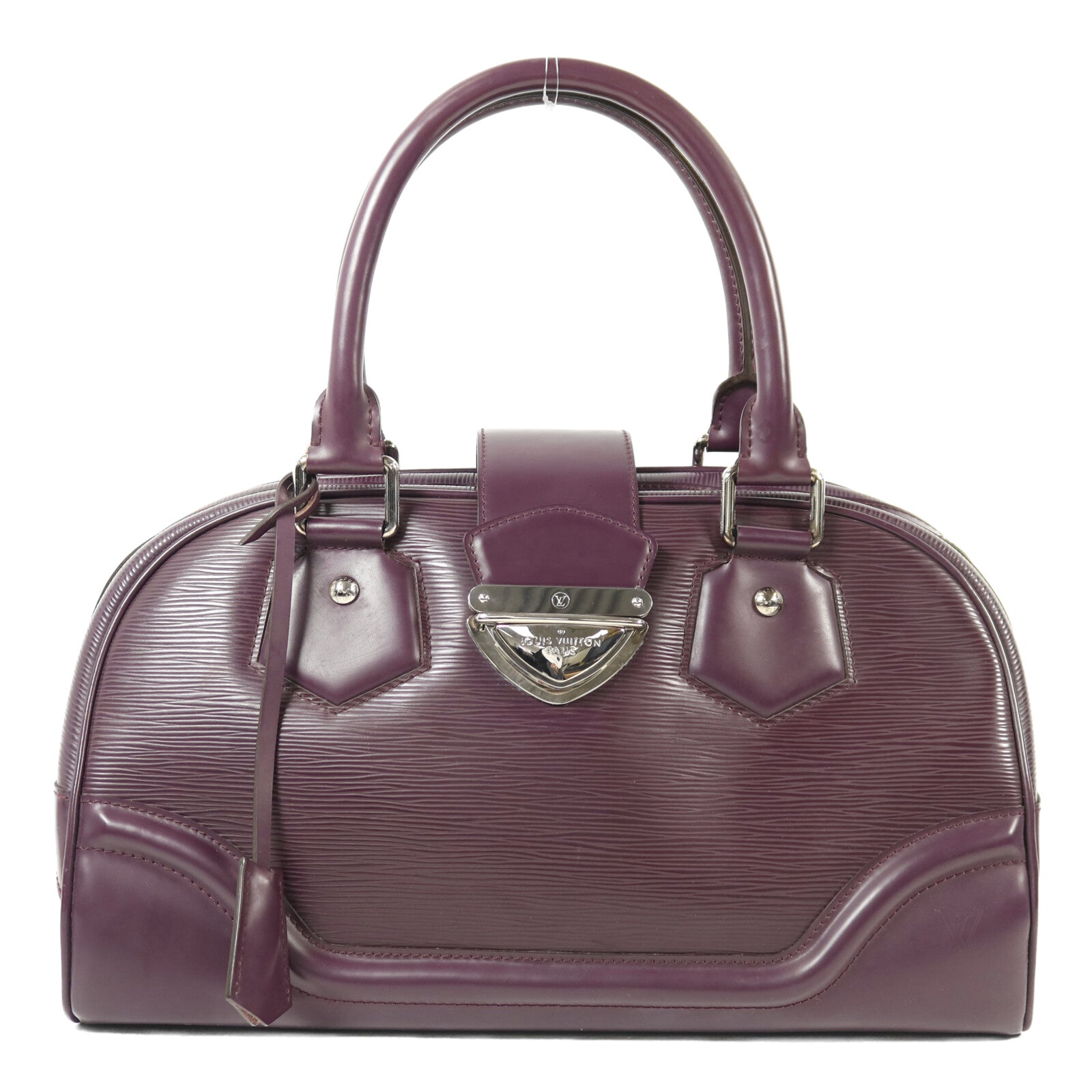LOUIS VUITTON 【激減優惠】Epi Bowling Montaigne GM銀扣手挽袋