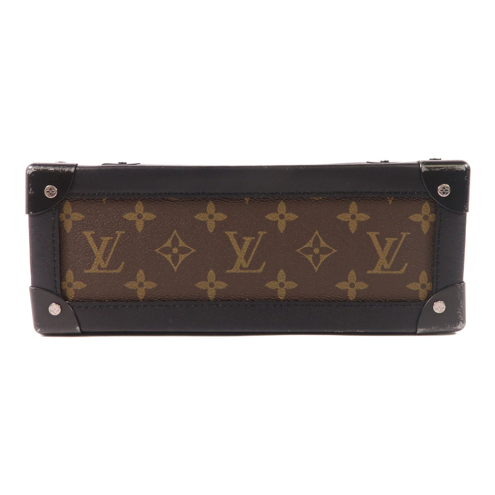 LOUIS VUITTON LV Soft Trunk Shoulder Bag M44427 Monogram Solar Brown