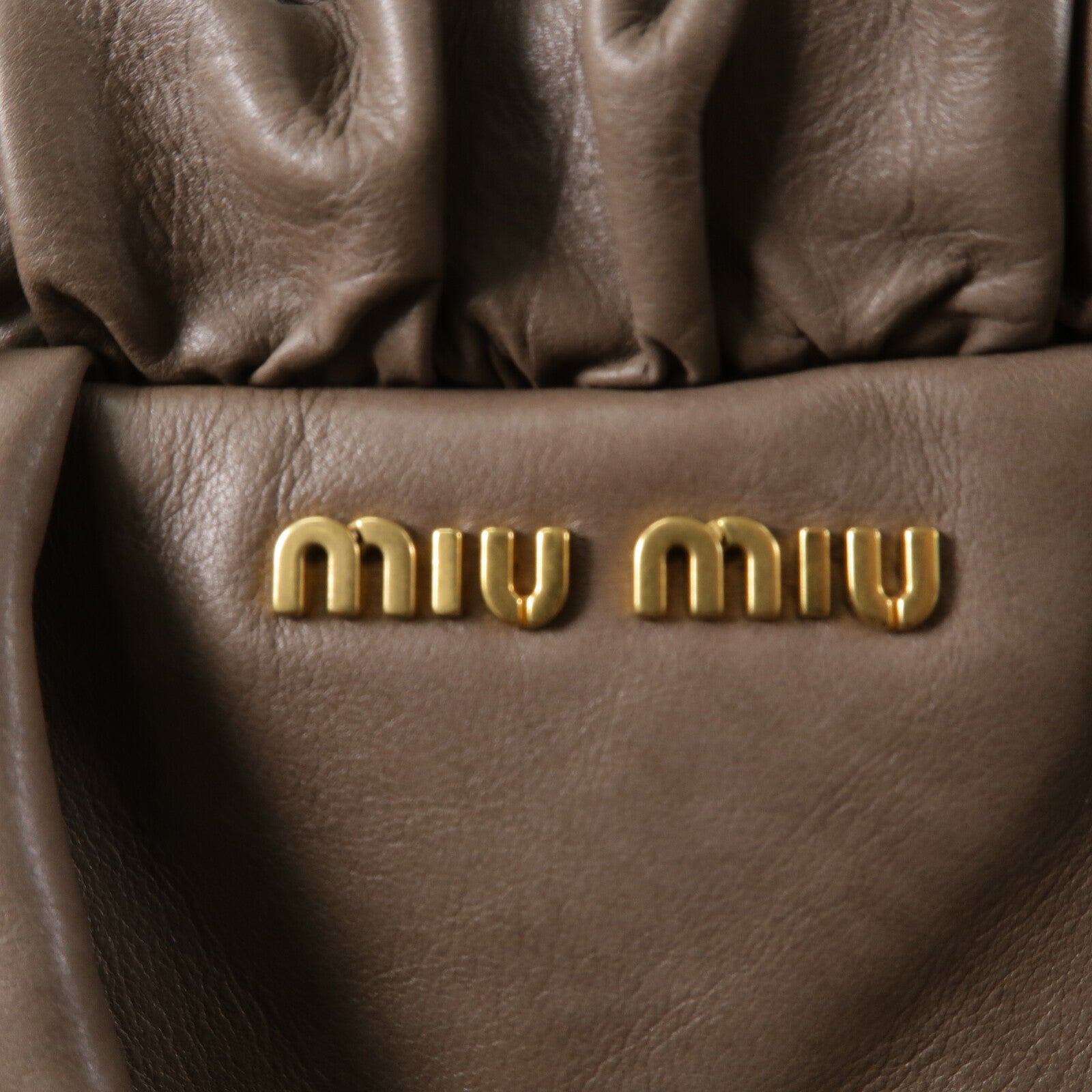 Miu Miu 牛皮皮革2 Way Shoulder手挽肩背兩用袋