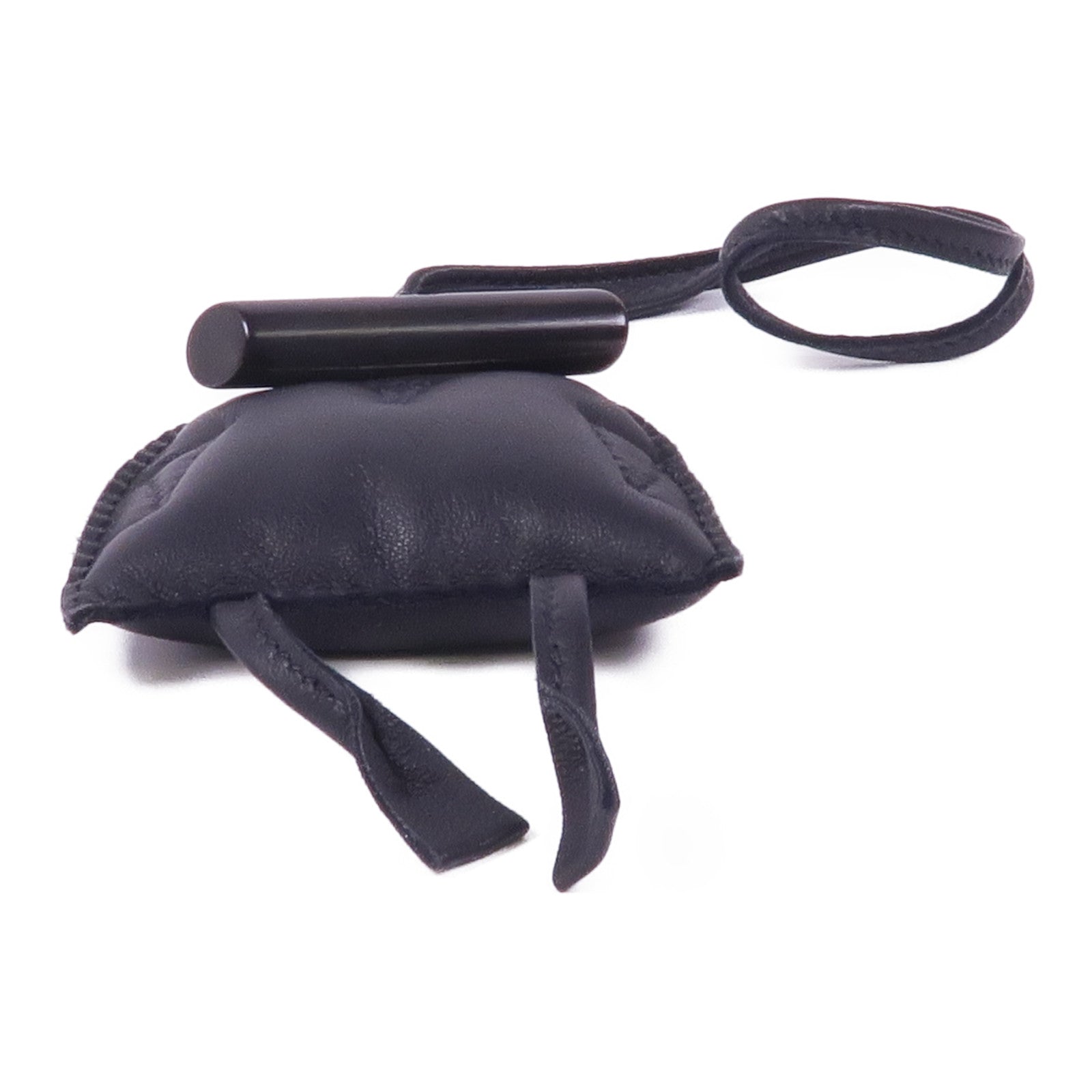 HERMES 水牛角/Milo皮革Charm掛飾Nior