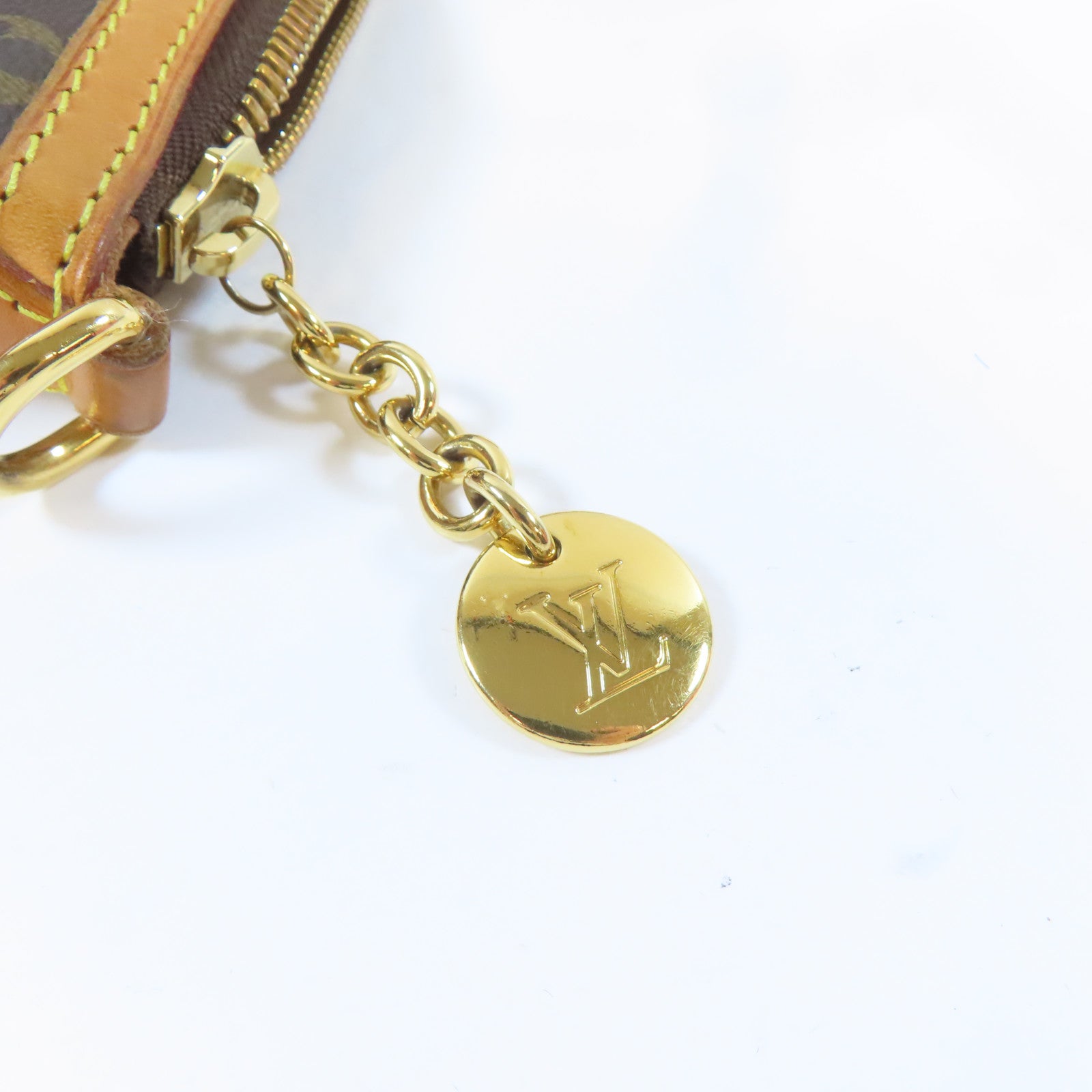 LOUIS VUITTON Monogram Palermo PM 2 Way Shoulder金扣手挽肩背兩用袋啡色