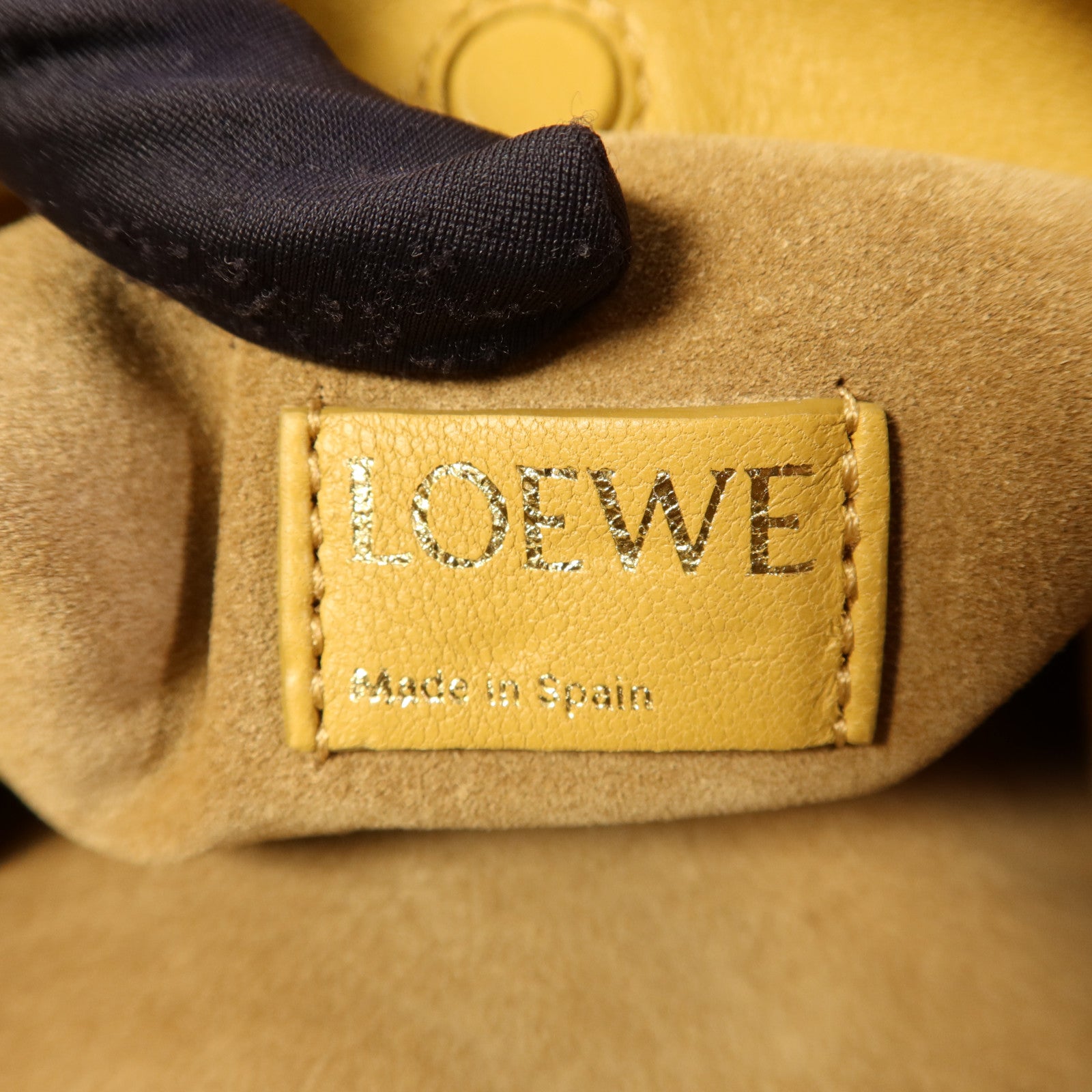LOEWE 羊皮皮革Medium Flamenco Purse金扣肩背袋