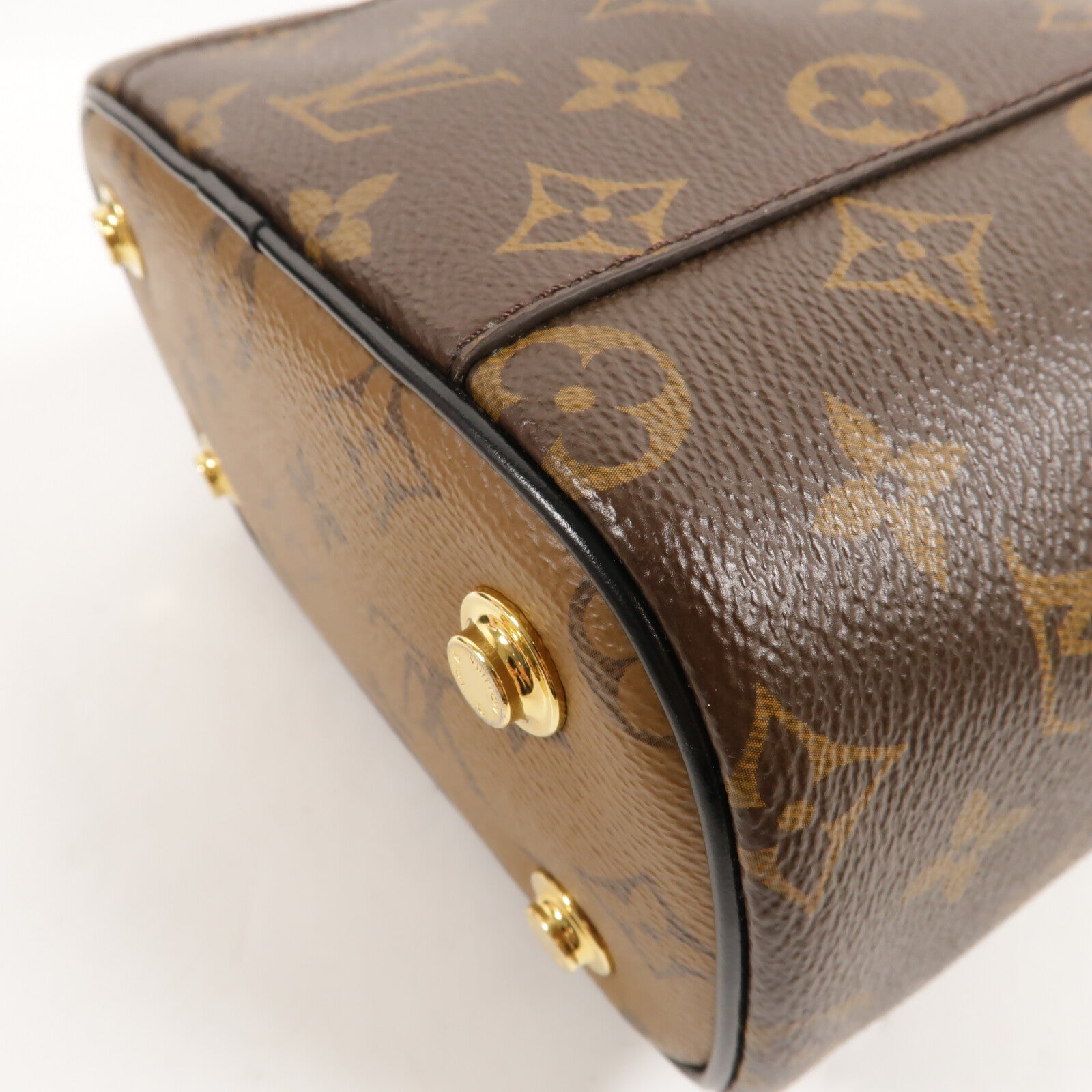 LOUIS VUITTON Monogram Reverse Vanity PM鏈帶手挽肩背兩用袋