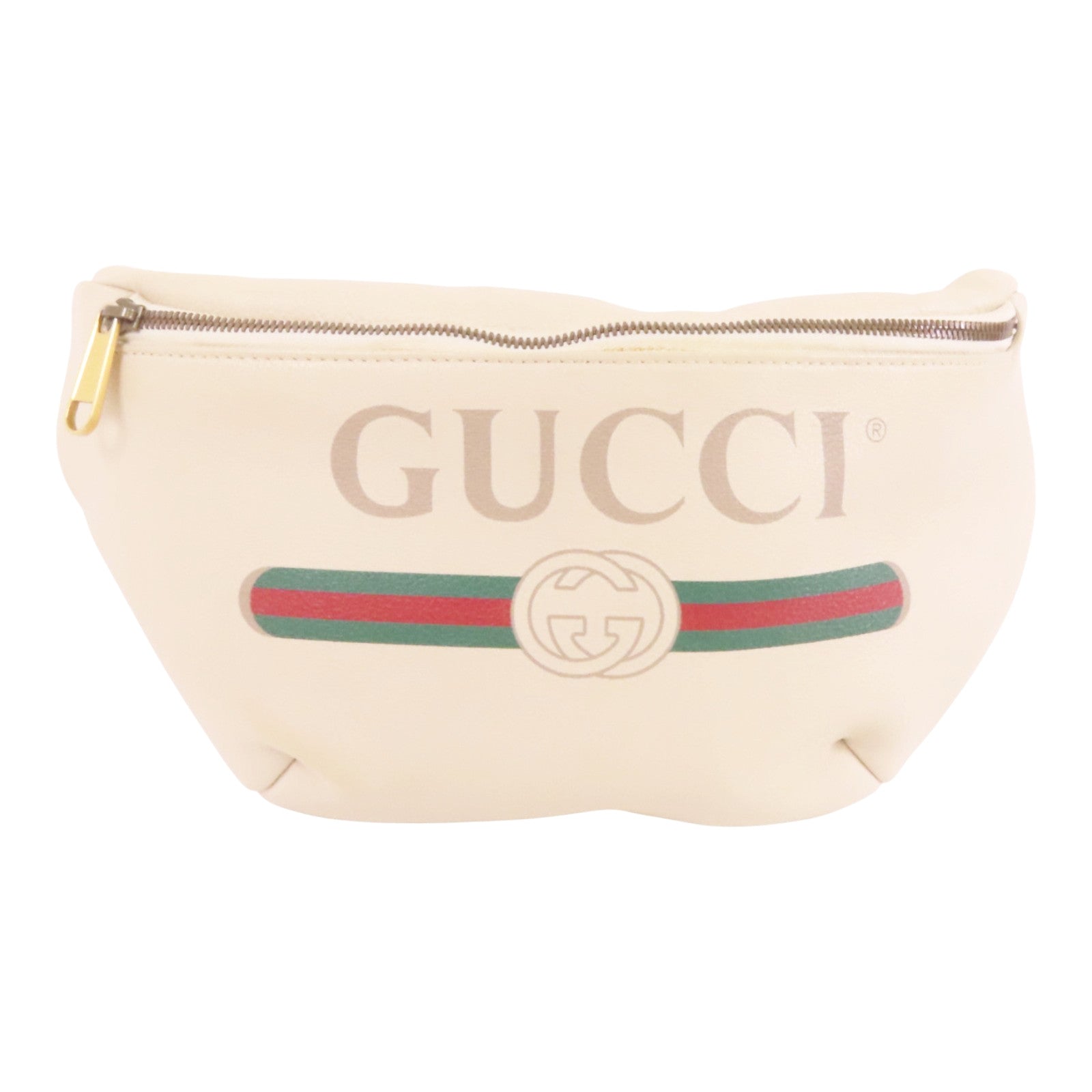 GUCCI 【激減優惠】牛皮皮革Sherry金扣腰包