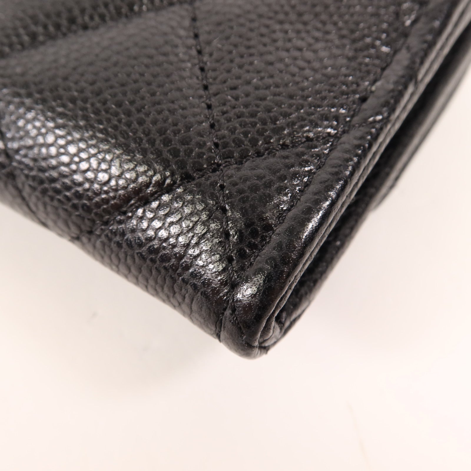 CHANEL 牛皮皮革Card Case金扣卡片套