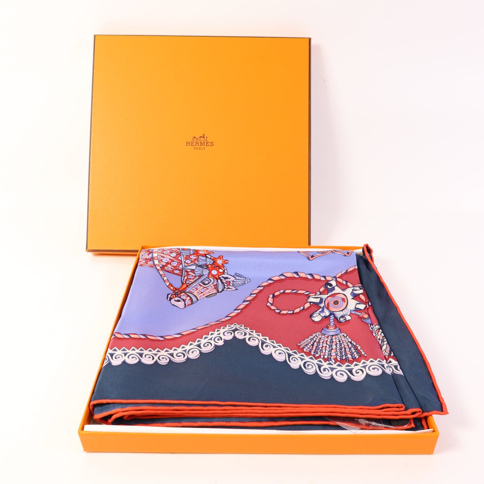 HERMES 絲質Scarf 90X90絲巾