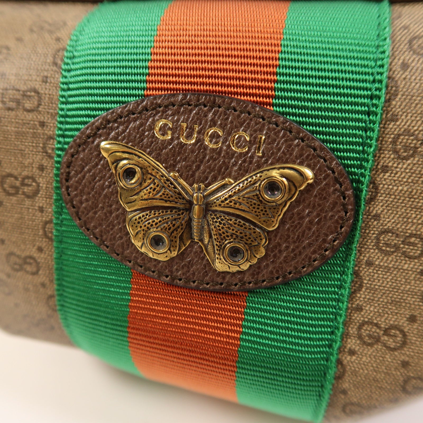 GUCCI 【激減優惠】塗層帆布New Candy金扣肩背袋