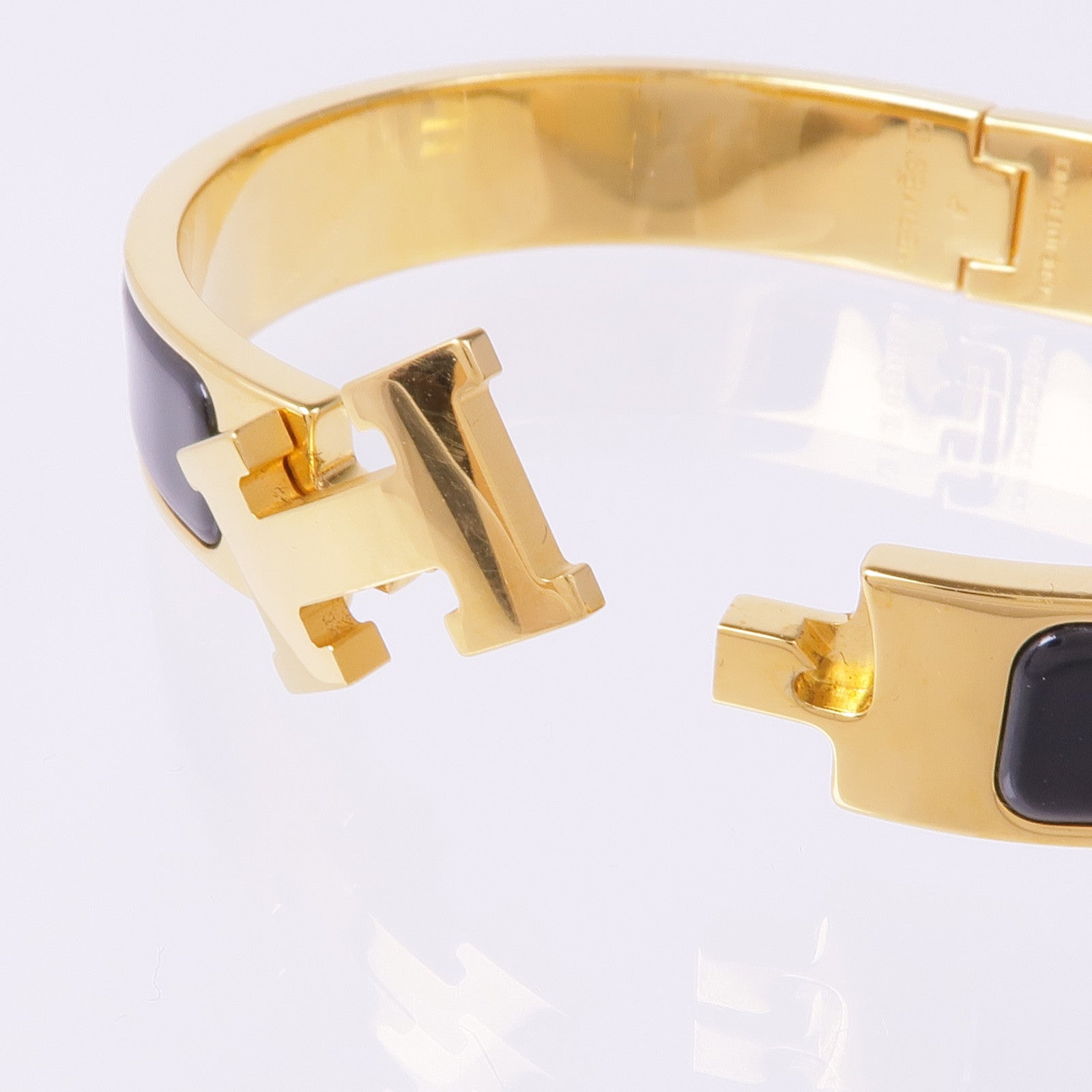 HERMES 琺瑯/金屬Clic H手鐲