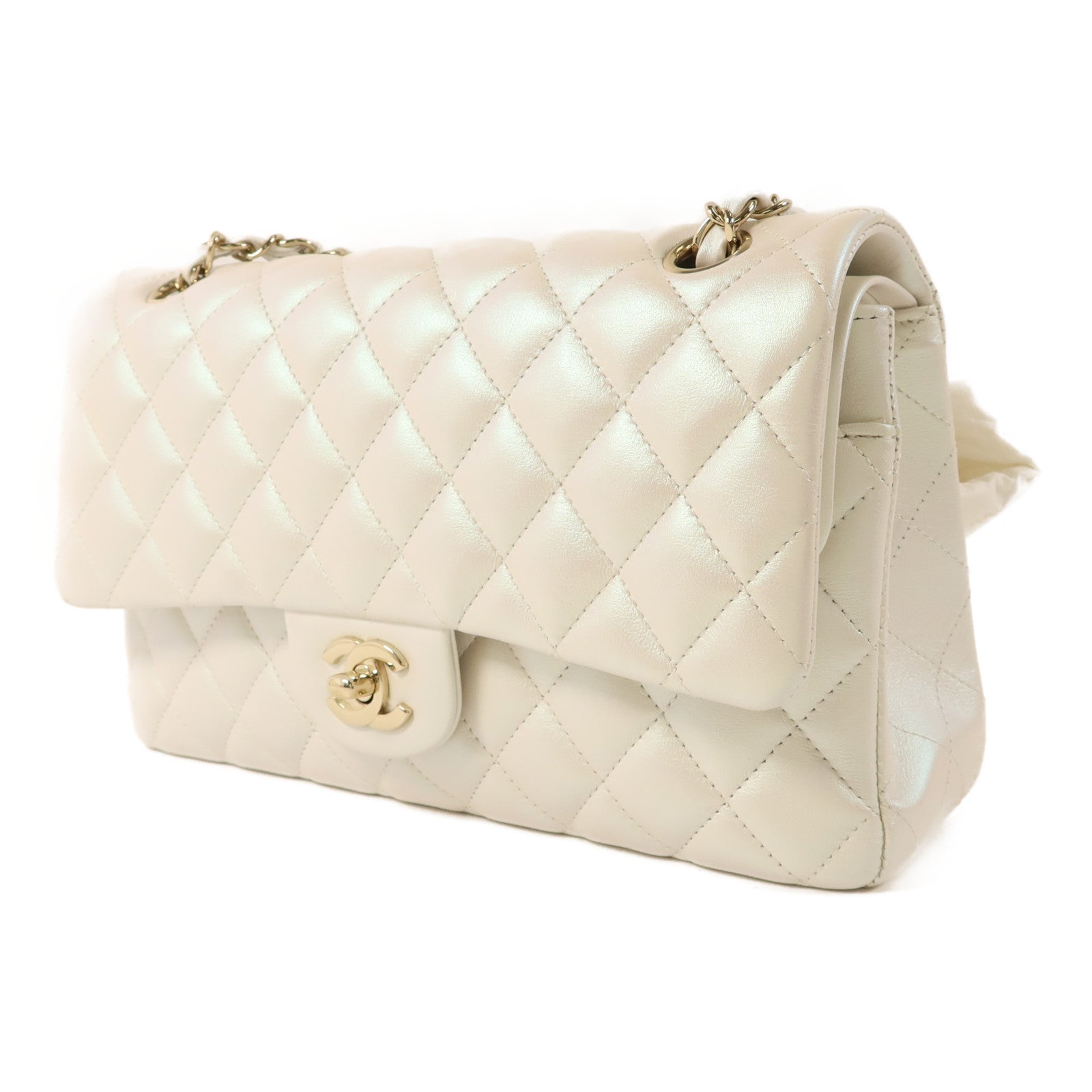 CHANEL 牛皮皮革Classic 25金扣鏈帶肩背袋
