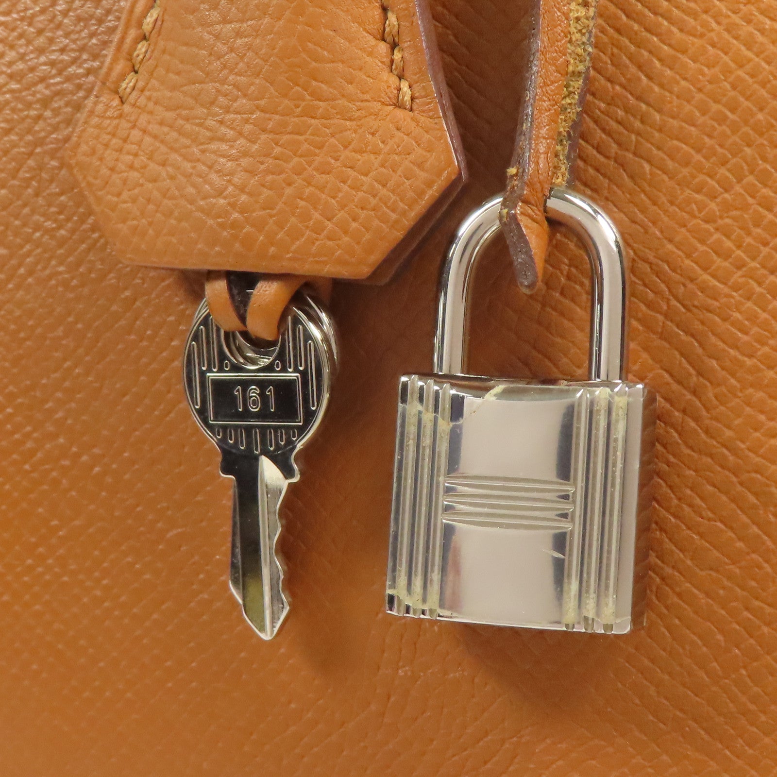 HERMES Epsom皮革Bolido1923 30銀扣手挽肩背兩用袋