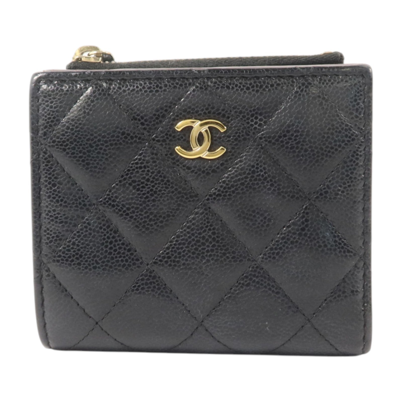 CHANEL 牛皮皮革Bifold Wallet錢包