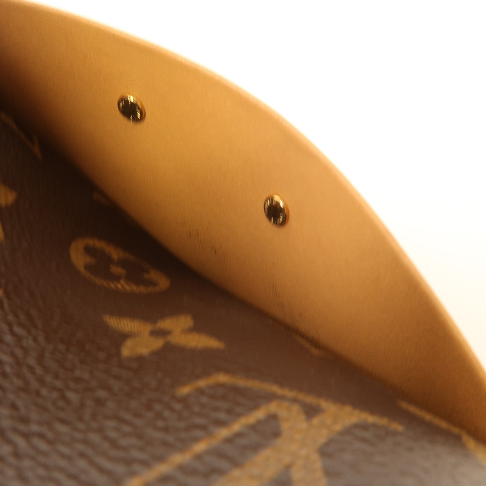 LOUIS VUITTON Monogram Boite Chapeau Souple金扣肩背袋啡色