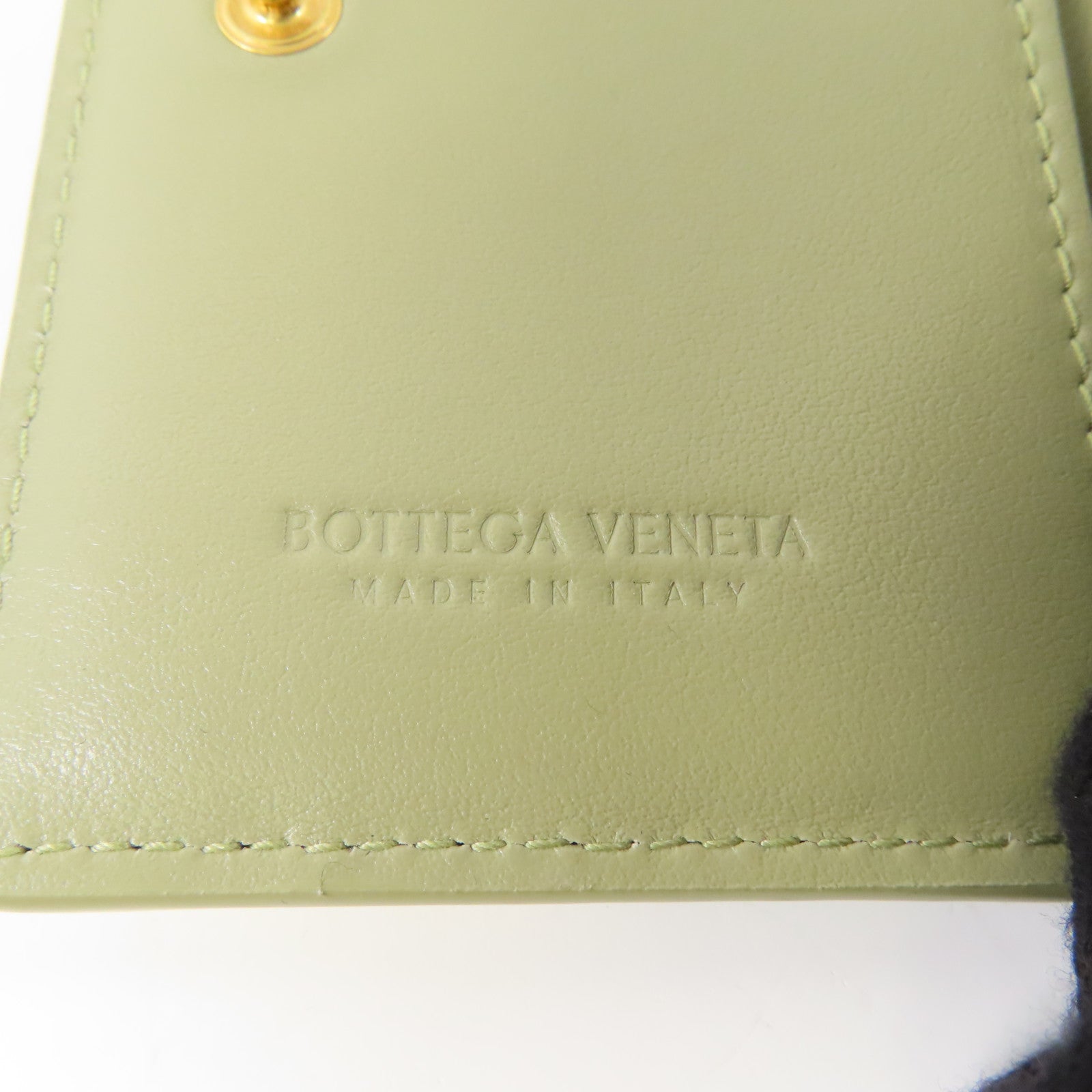 BOTTEGA VENETA 羊皮皮革Wallet金扣錢包