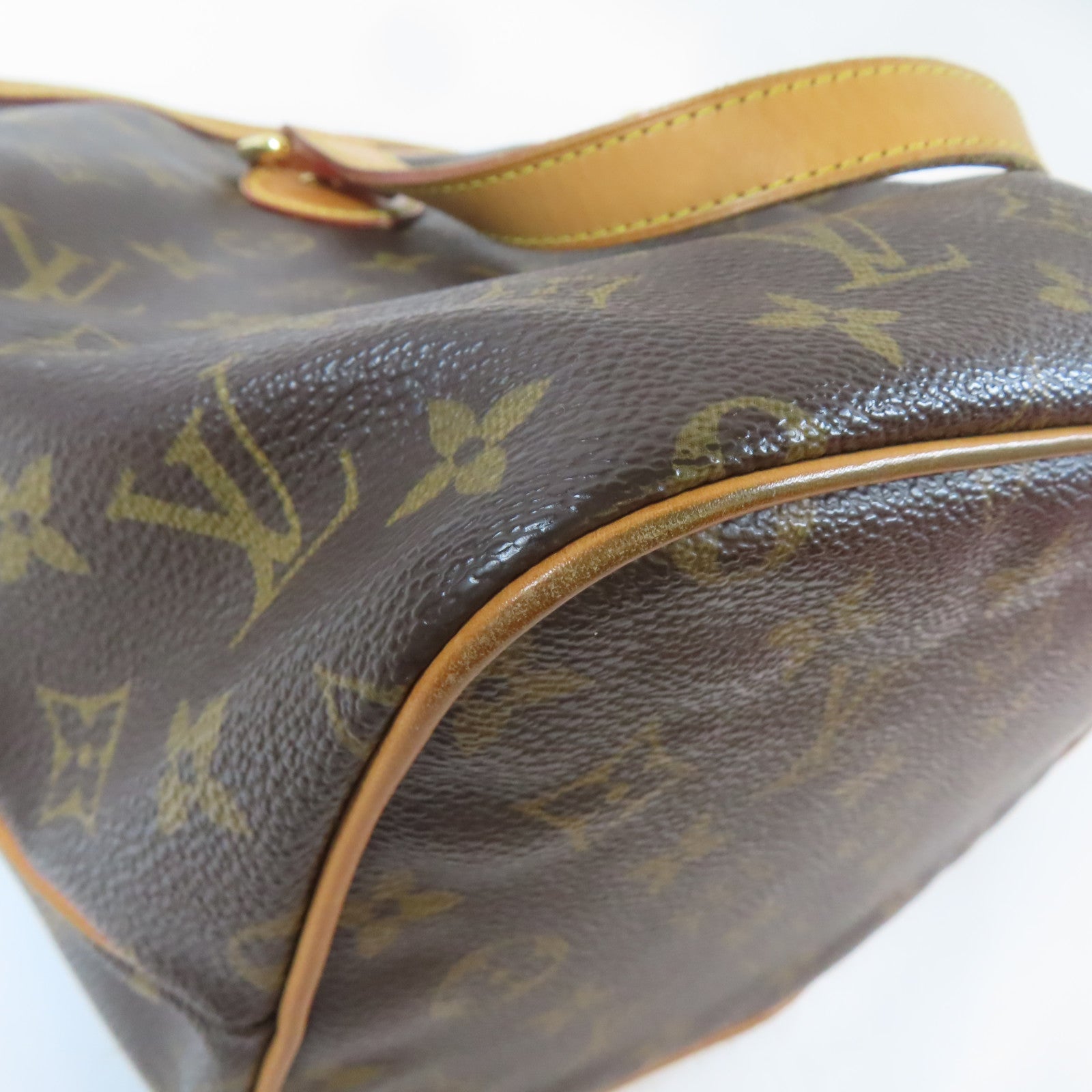 LOUIS VUITTON Monogram Palermo PM 2 Way Shoulder金扣手挽肩背兩用袋啡色