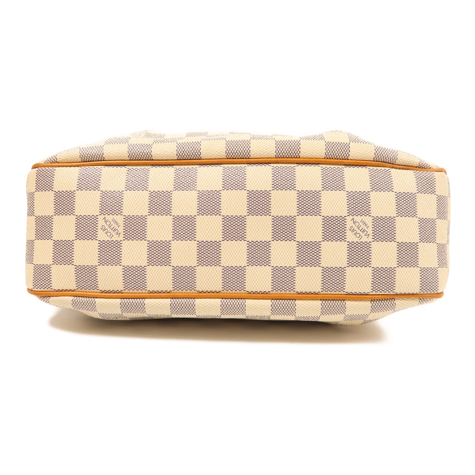 LOUIS VUITTON Damier Azur Siracusa PM金扣肩背袋