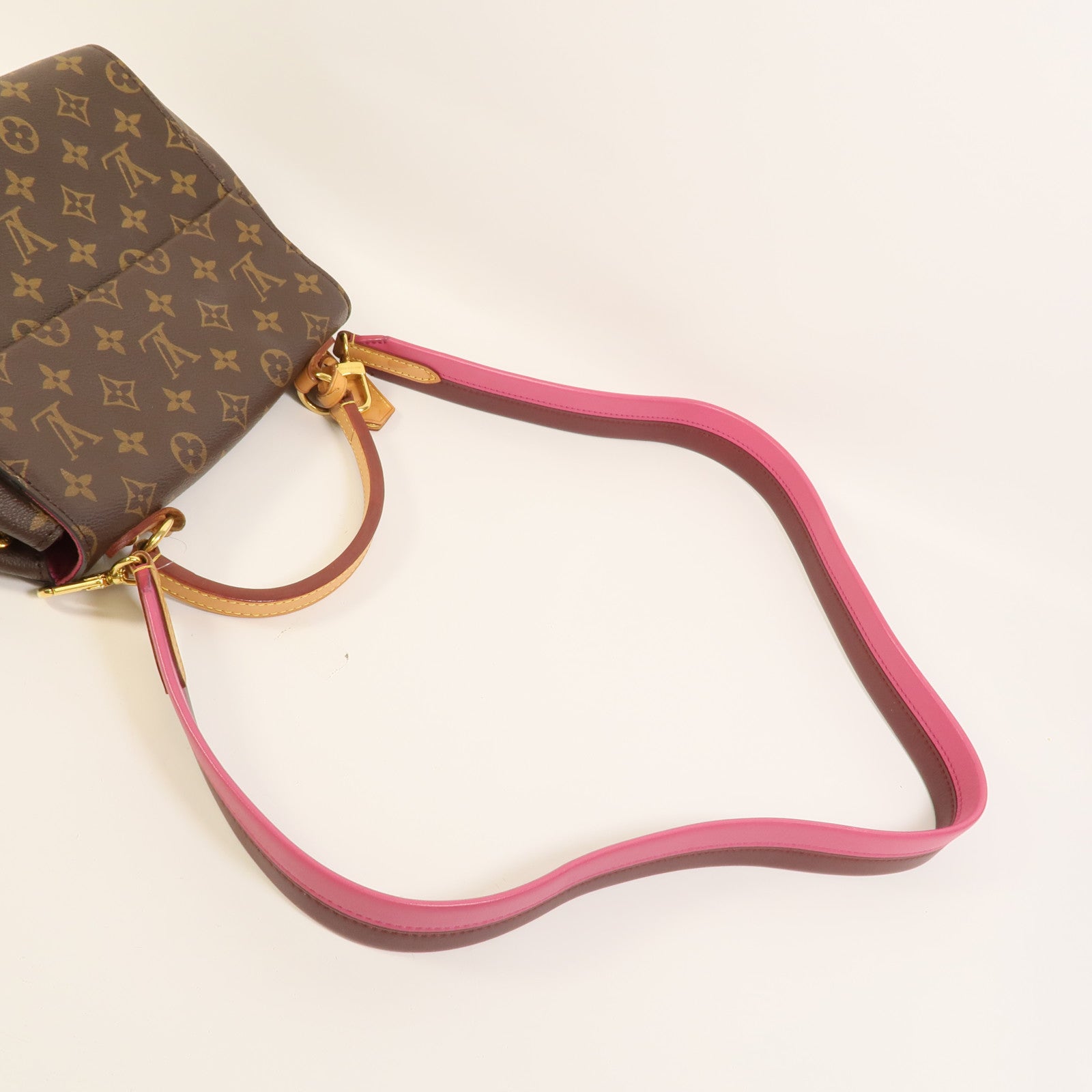 LOUIS VUITTON Monogram Cluny BB手挽肩背兩用袋