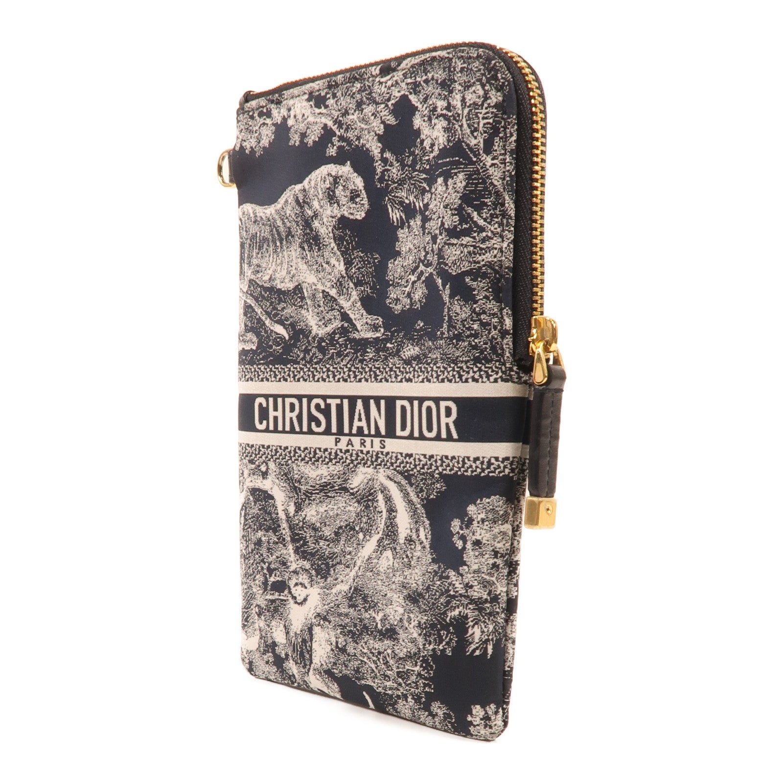 Dior 尼龍Phone Case金扣肩背袋