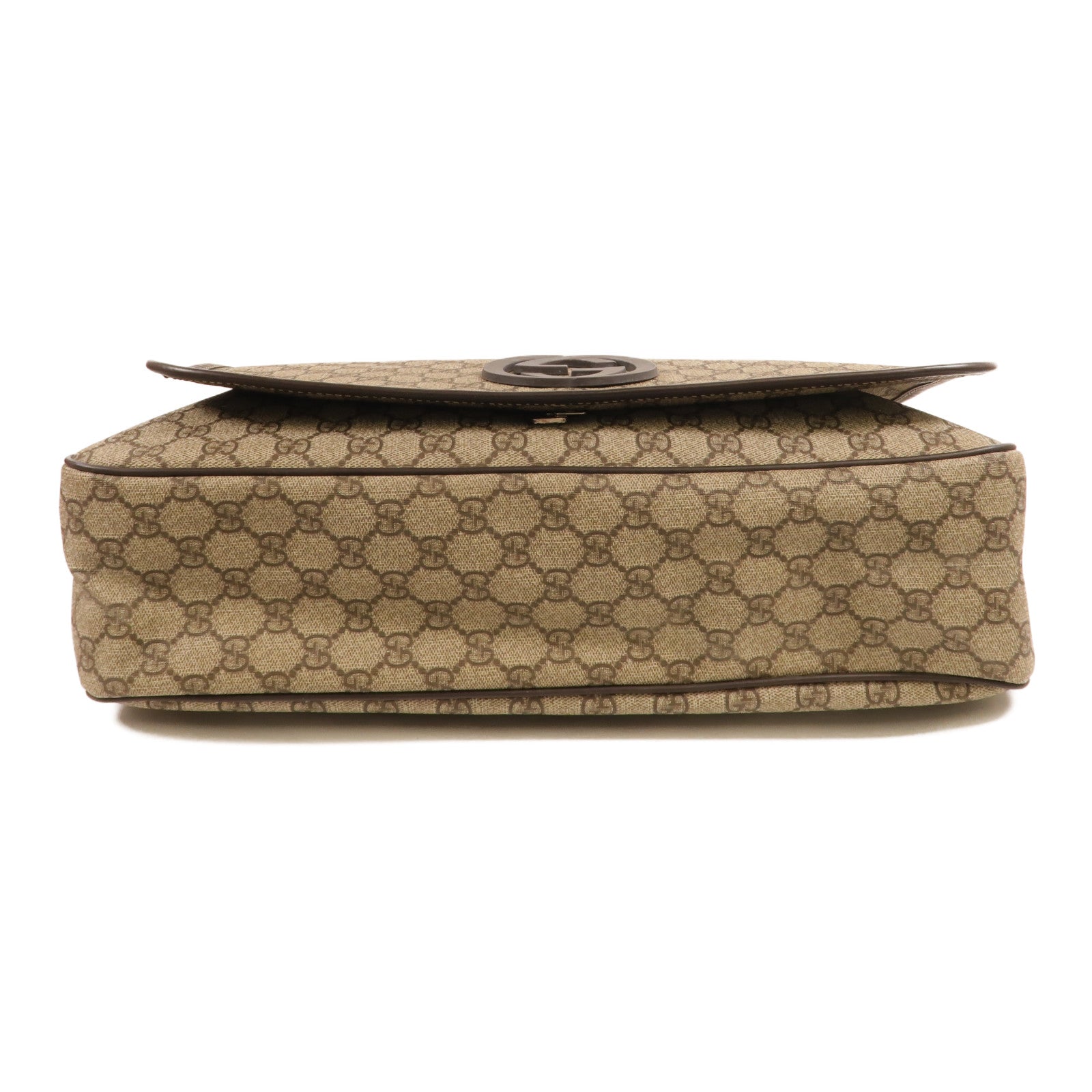 GUCCI 塗層帆布Interlocking G Messenger Bag肩背袋