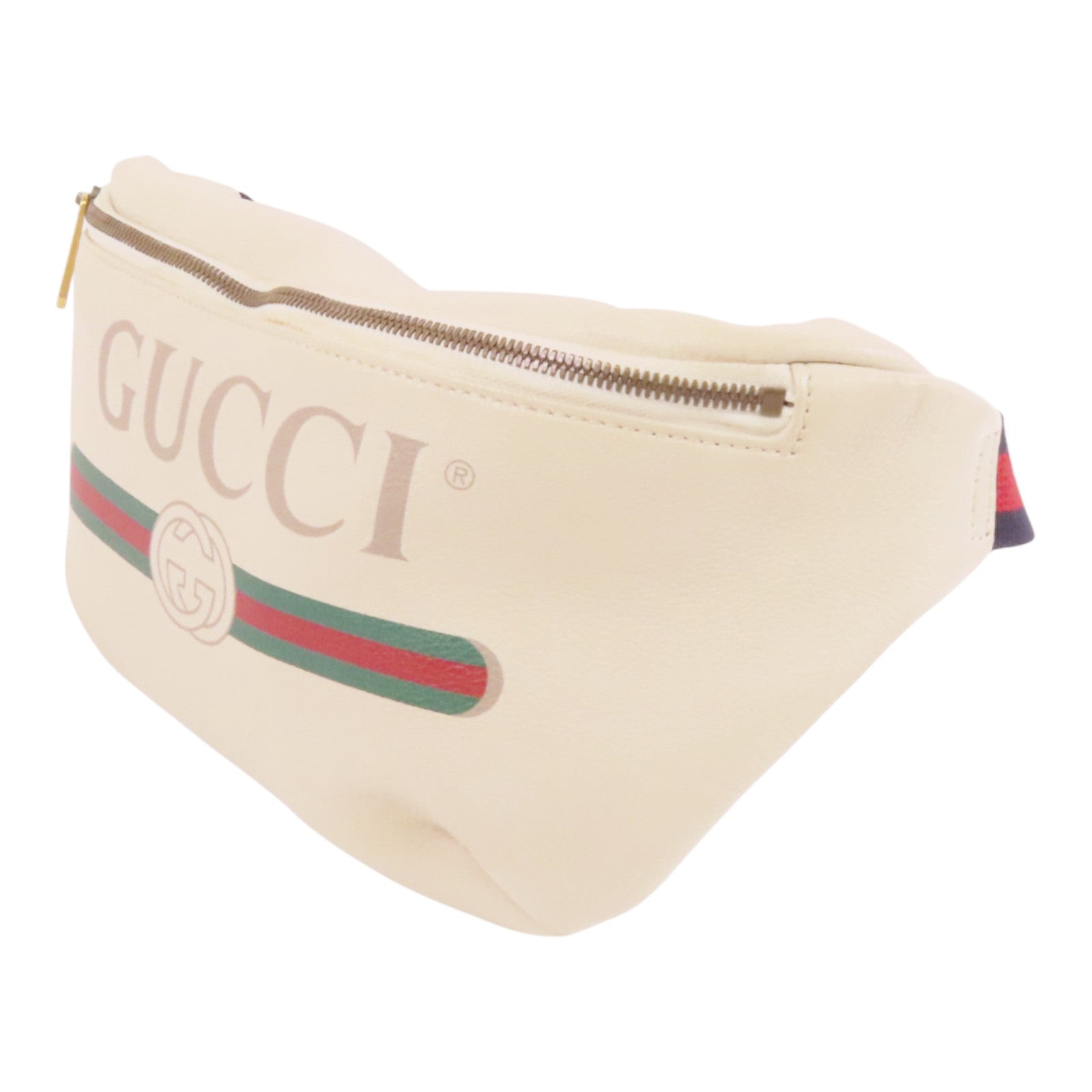 GUCCI 【激減優惠】牛皮皮革Sherry金扣腰包