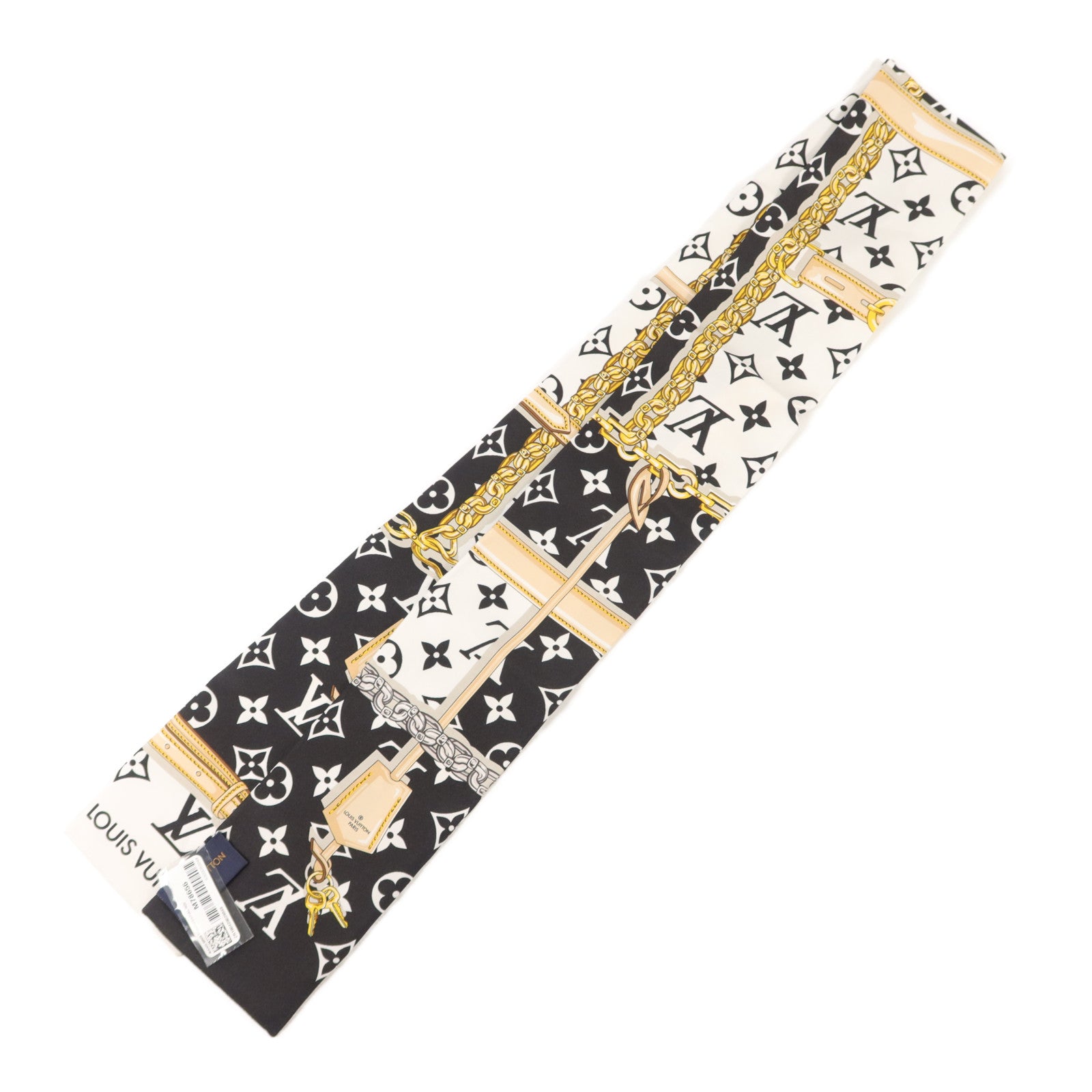 LOUIS VUITTON 絲質Monogram Confidential Bandeau頭巾