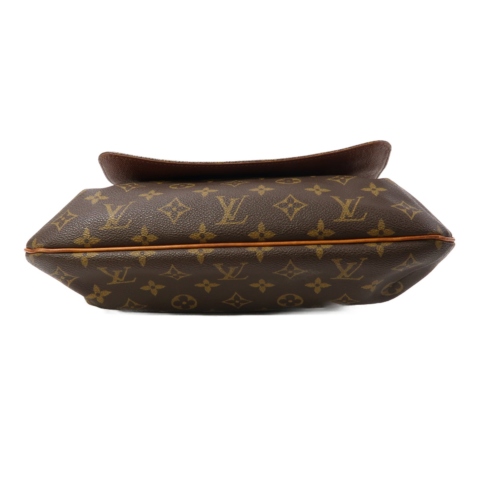 LOUIS VUITTON 【激減優惠】Monogram Musette金扣肩背袋啡色