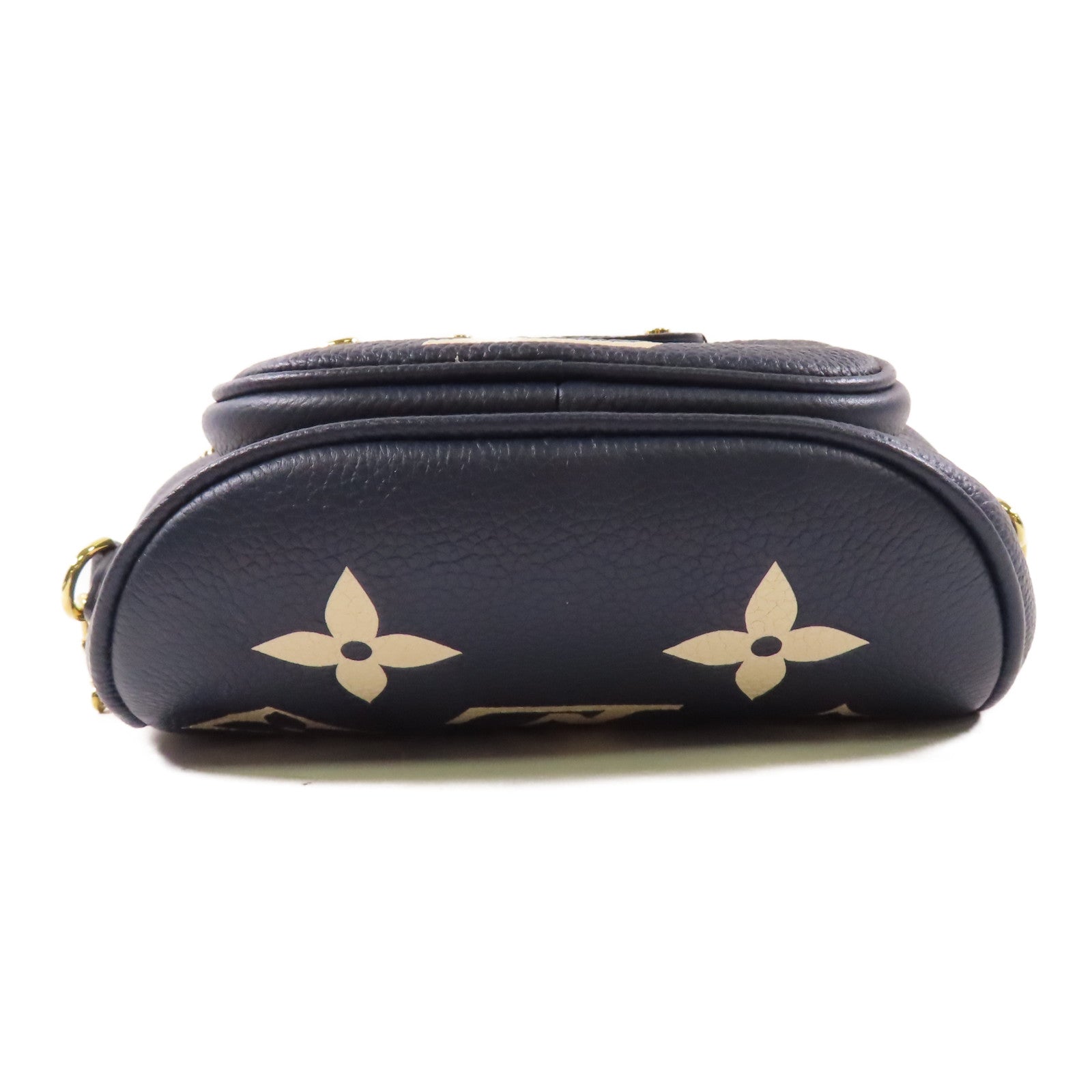 LOUIS VUITTON Monogram Empreinte Mini Bumbag金扣手挽肩背兩用袋