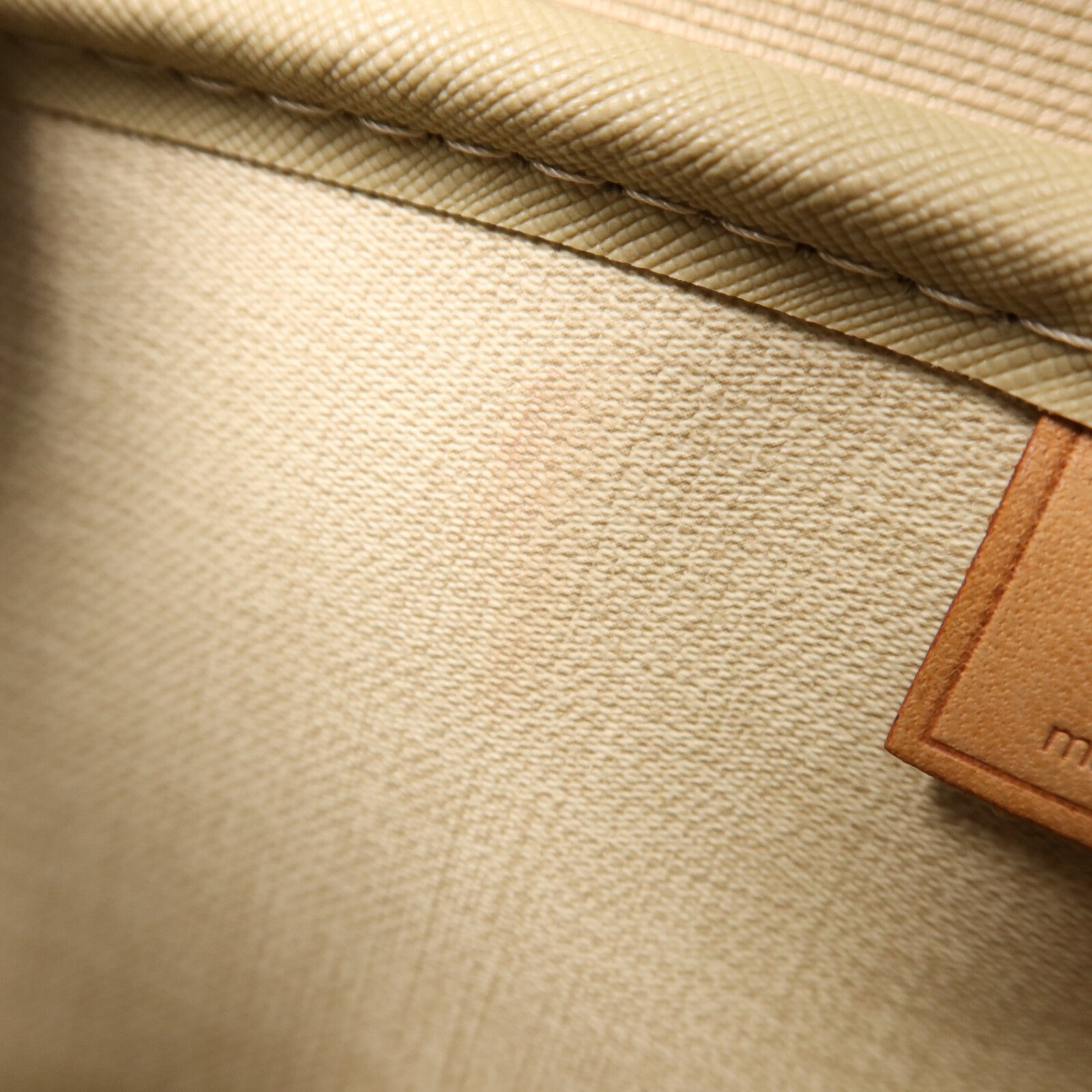 LOUIS VUITTON Monogram Deauville金扣手挽袋棕色