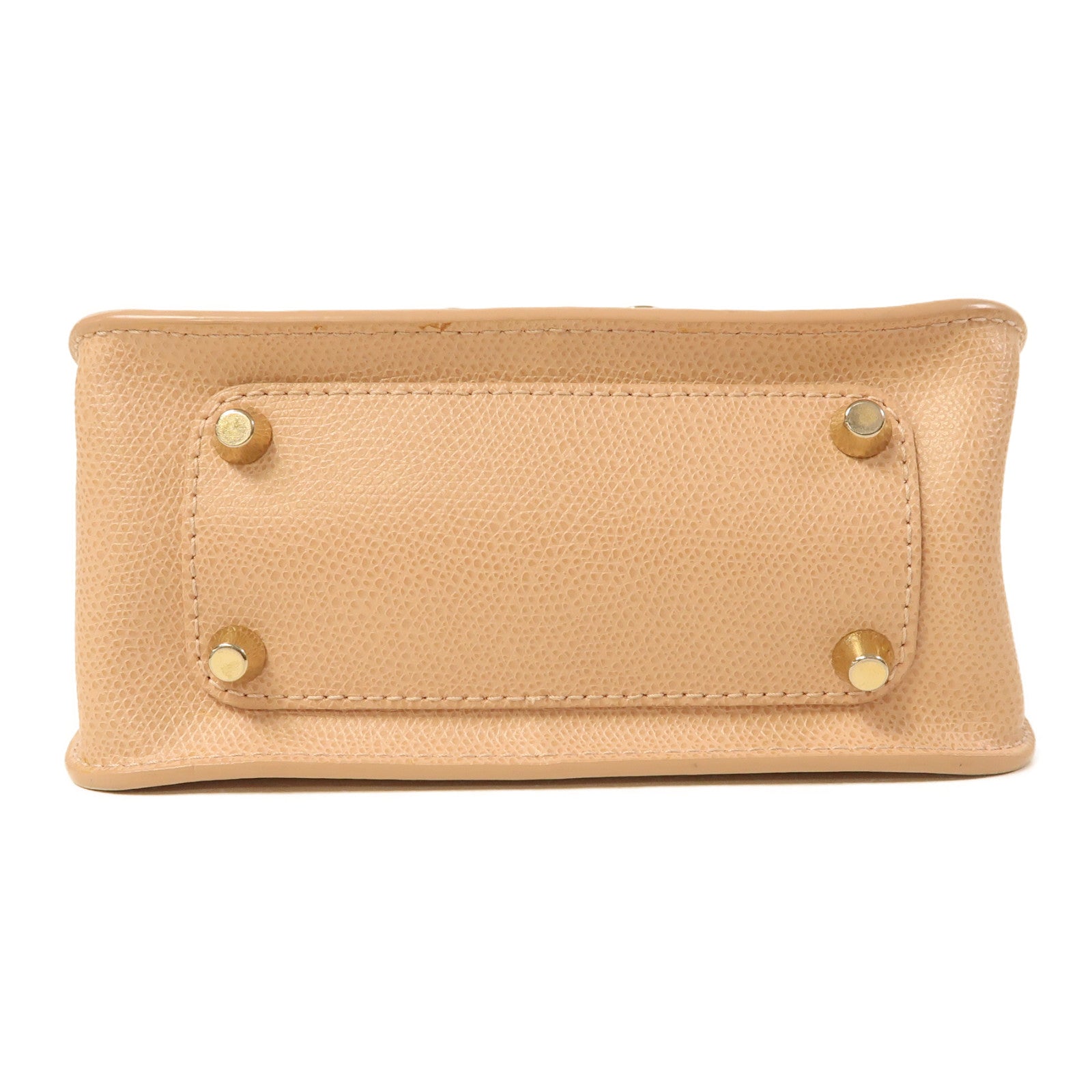 Furla 牛皮皮革Chain Shoulder金扣鏈帶肩背袋粉紅色