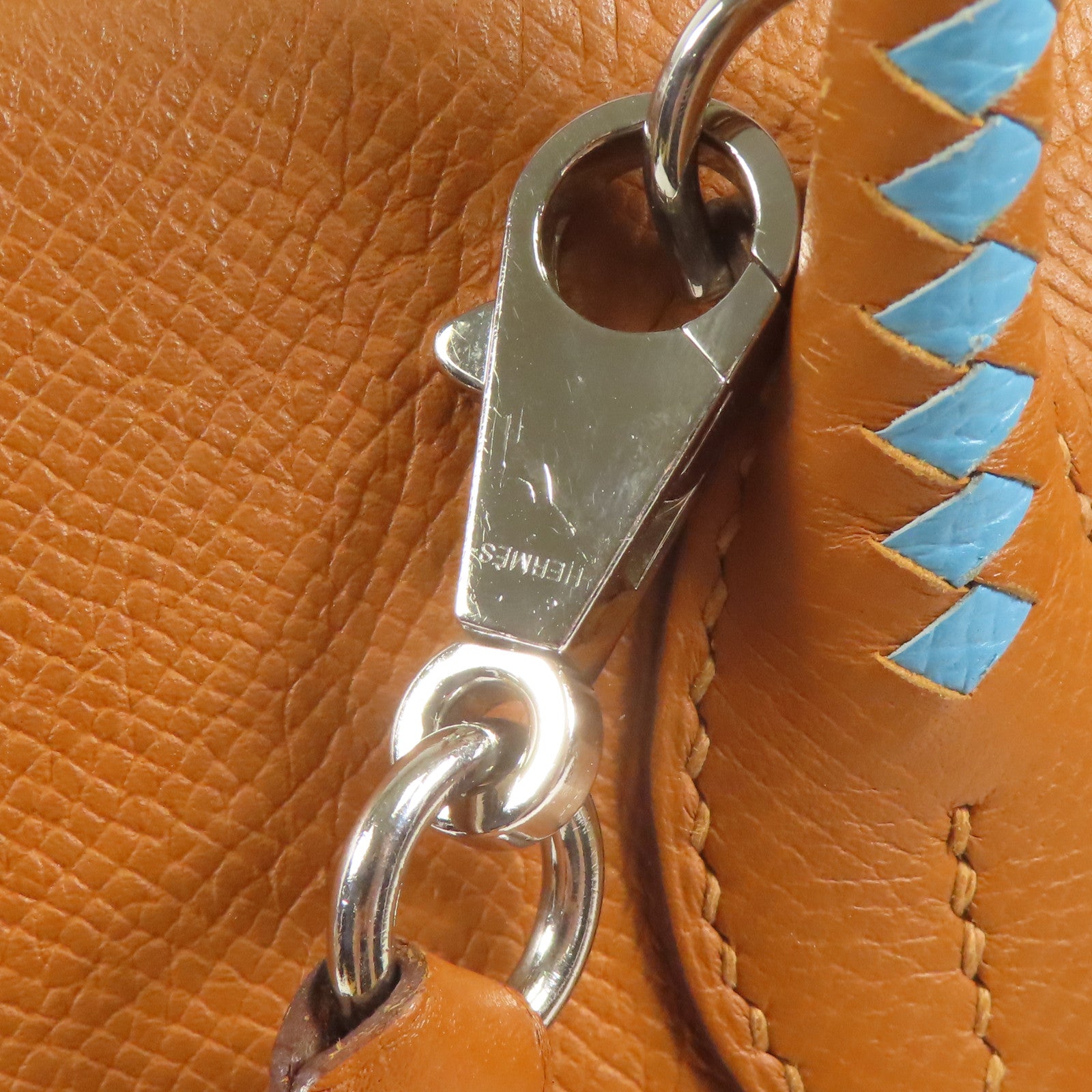 HERMES Epsom皮革Bolido1923 30銀扣手挽肩背兩用袋