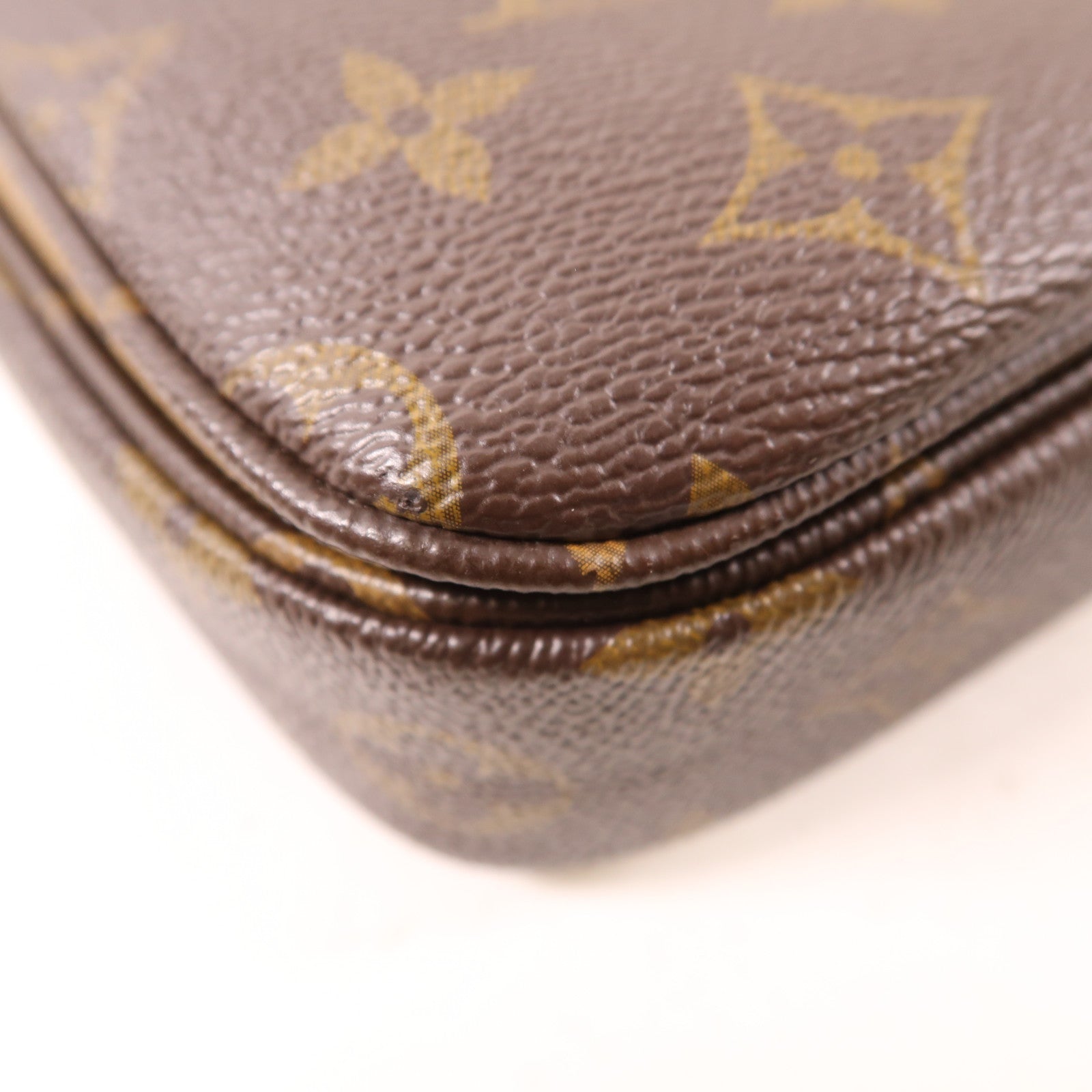 LOUIS VUITTON Monogram Reverse Pochette Metis金扣手挽肩背兩用袋棕色