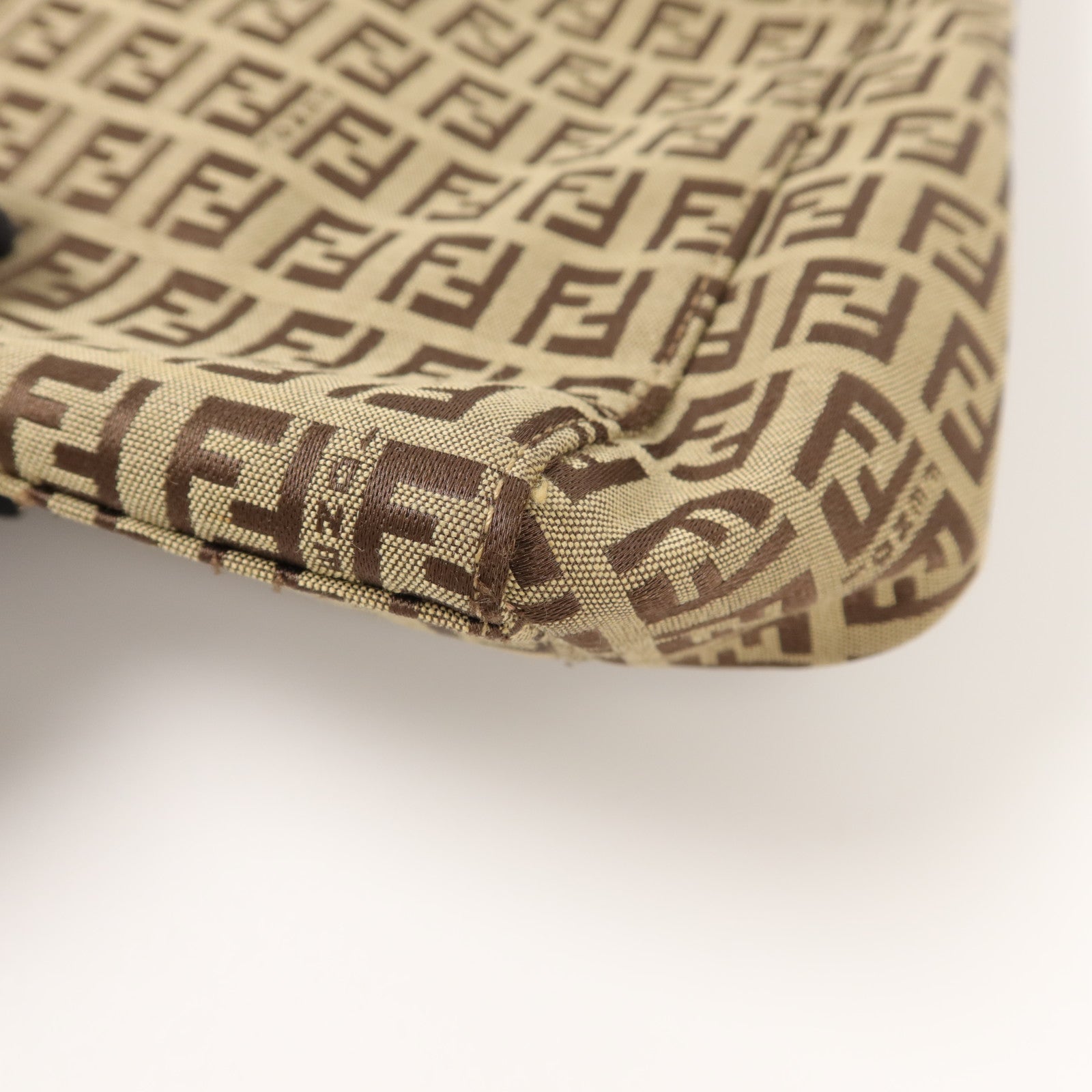 FENDI 牛皮皮革/帆布Vintage Hand Bag手挽袋