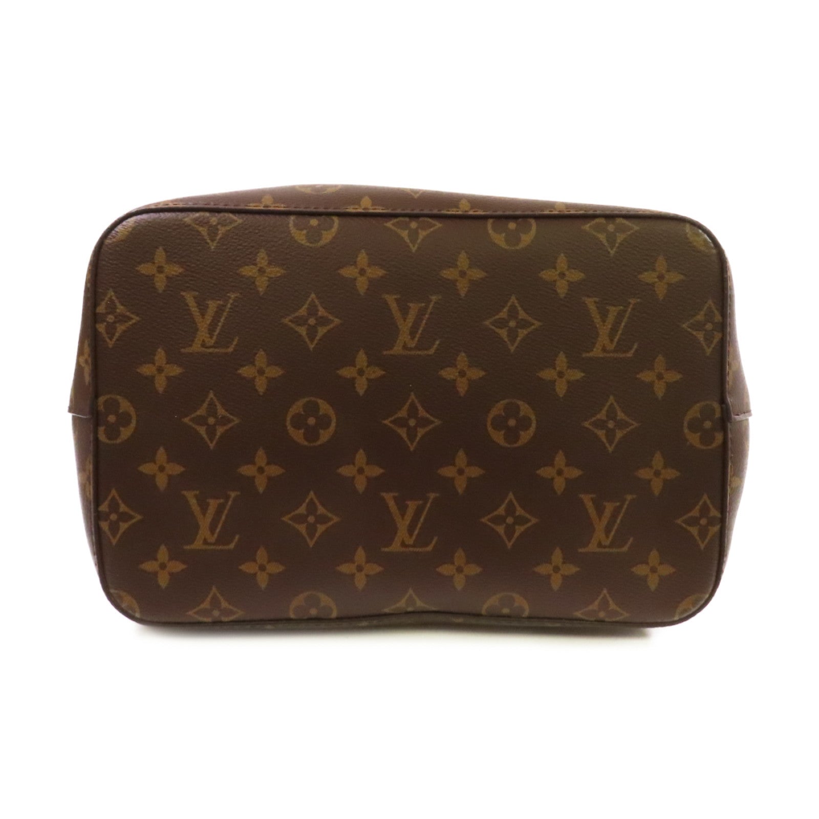 LOUIS VUITTON Monogram NeoNoe MM Shoulder Bag金扣肩背袋啡色/粉紅色