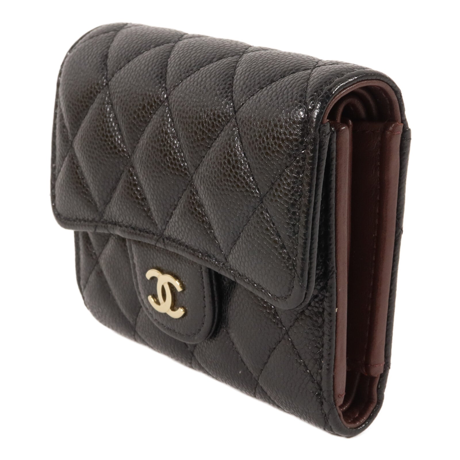 CHANEL 牛皮皮革Classic Small Flap Wallet錢包