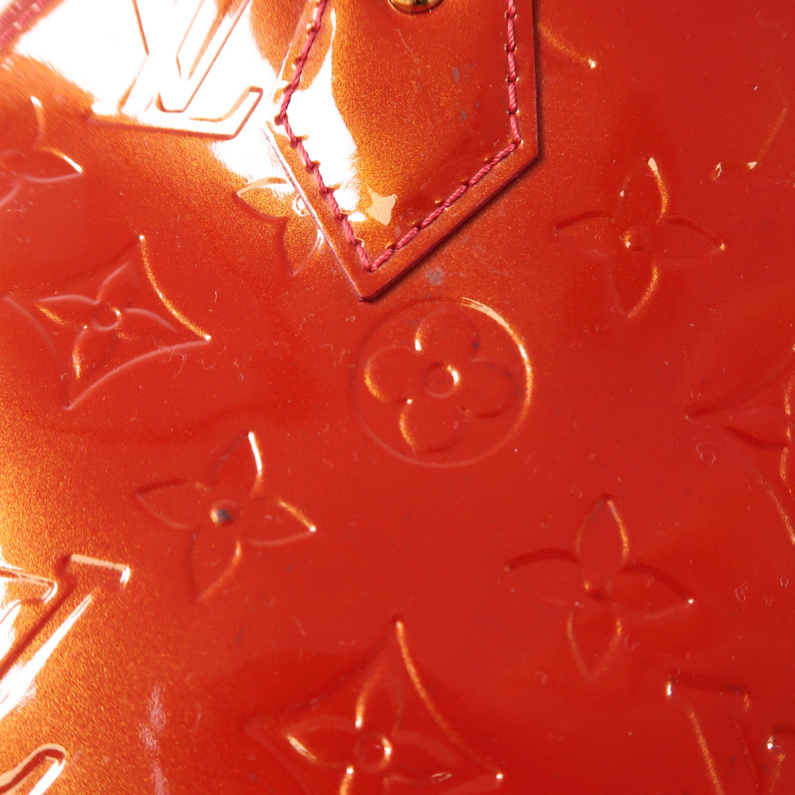 LOUIS VUITTON 【激減優惠】Monogram Vernis Alma BB金扣手挽肩背兩用袋