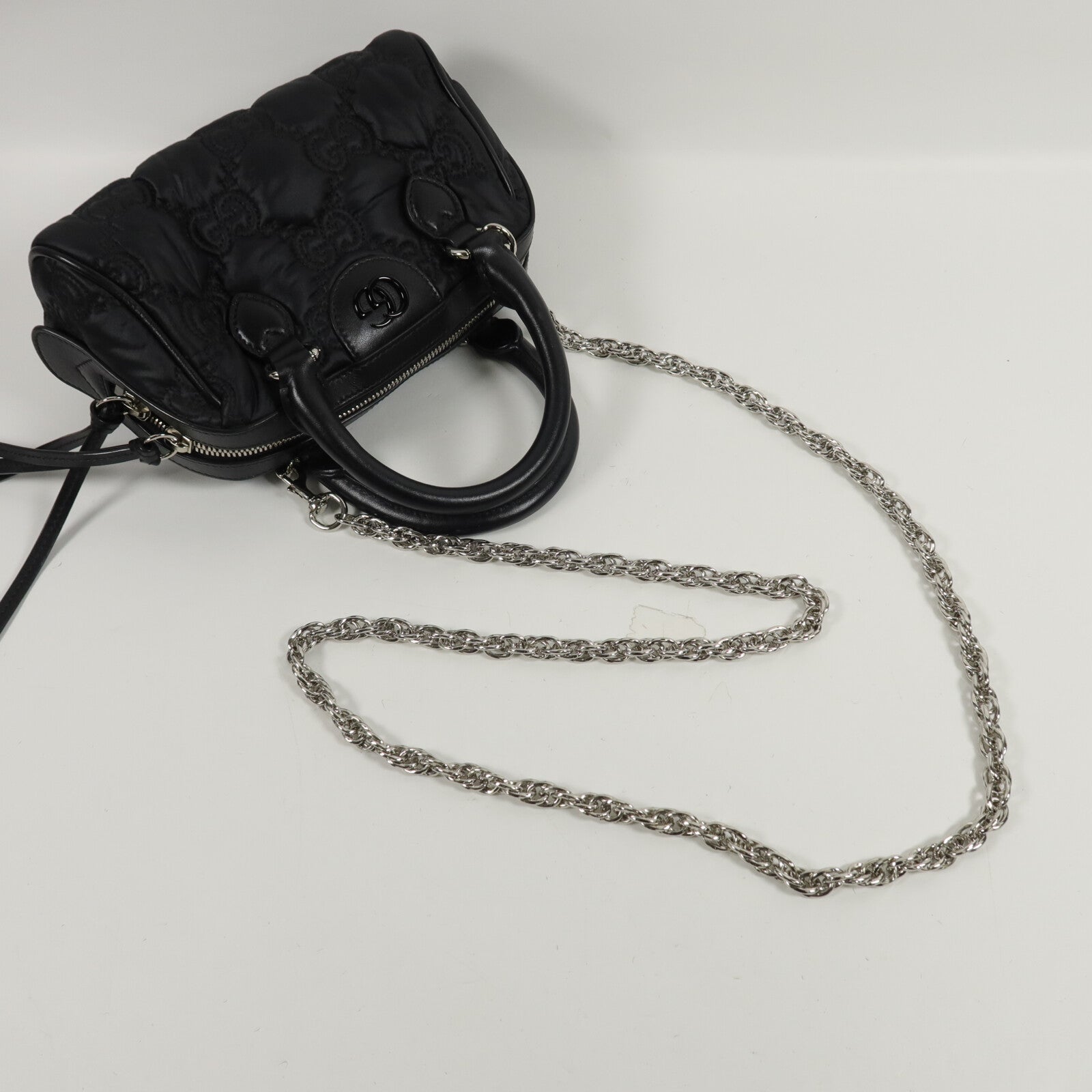 GUCCI 牛皮皮革Matelasse Mini Bag手挽肩背兩用袋