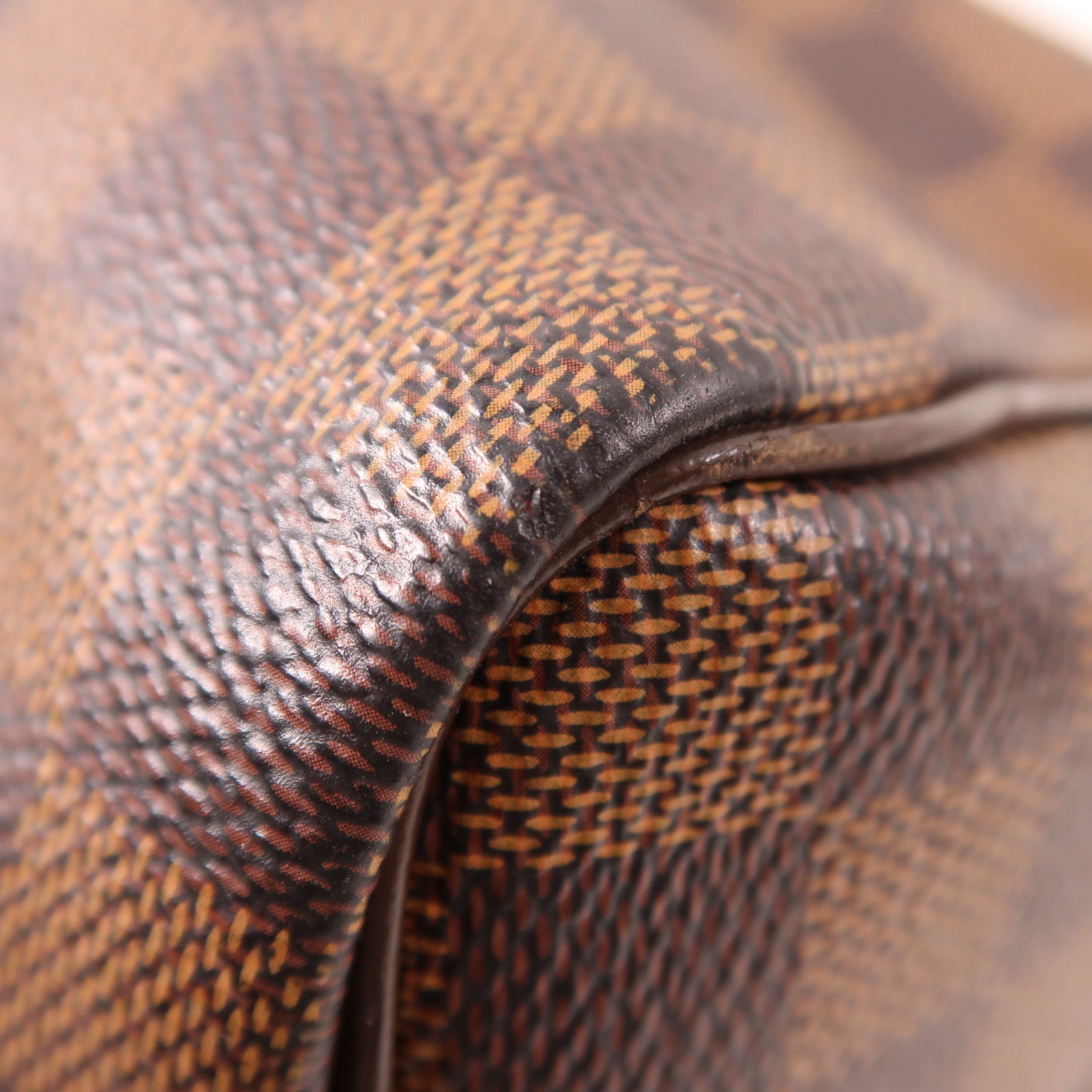 LOUIS VUITTON Damier Speedy Bandouliere 25金扣手挽肩背兩用袋棕色