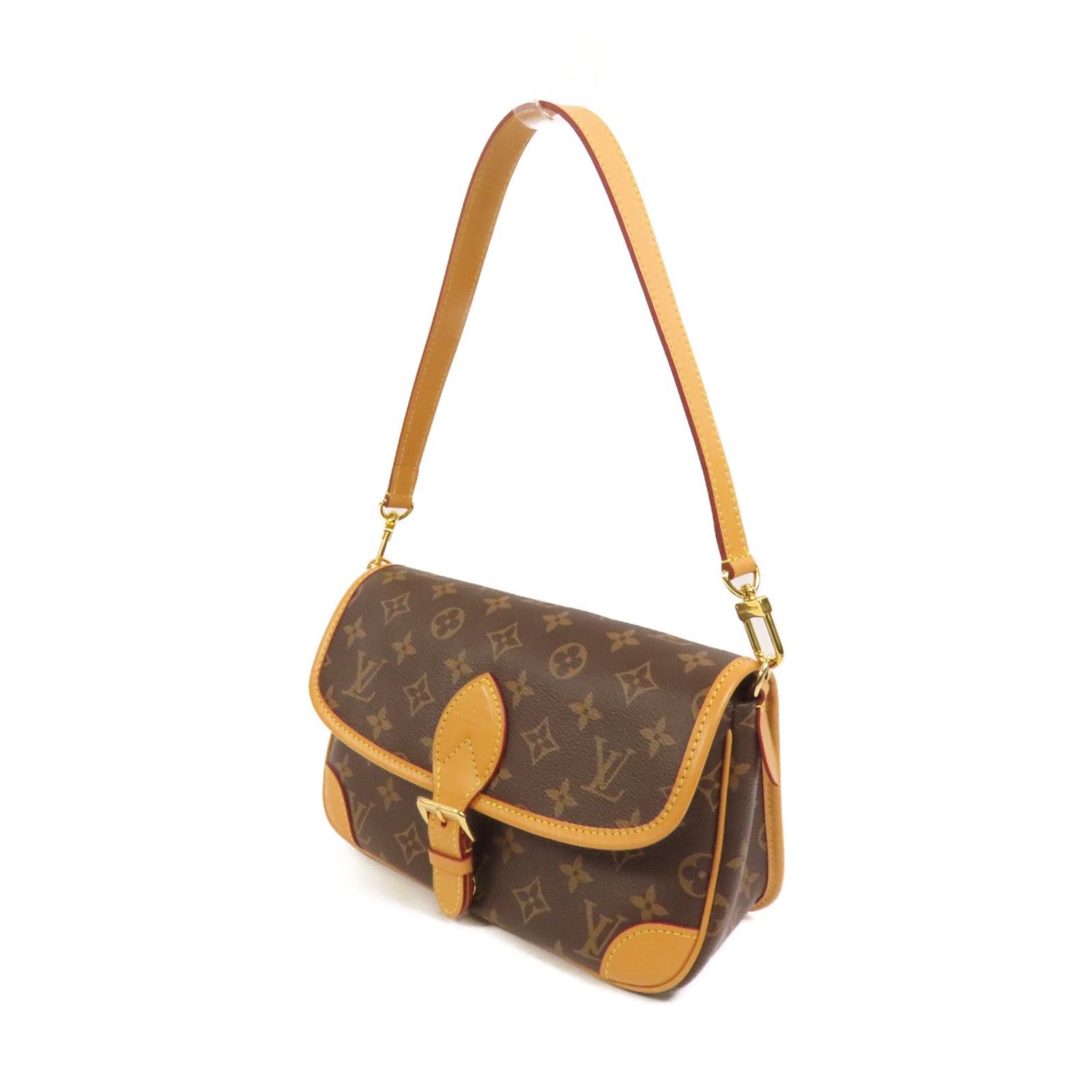 LOUIS VUITTON Monogram Diane金扣手挽肩背兩用袋