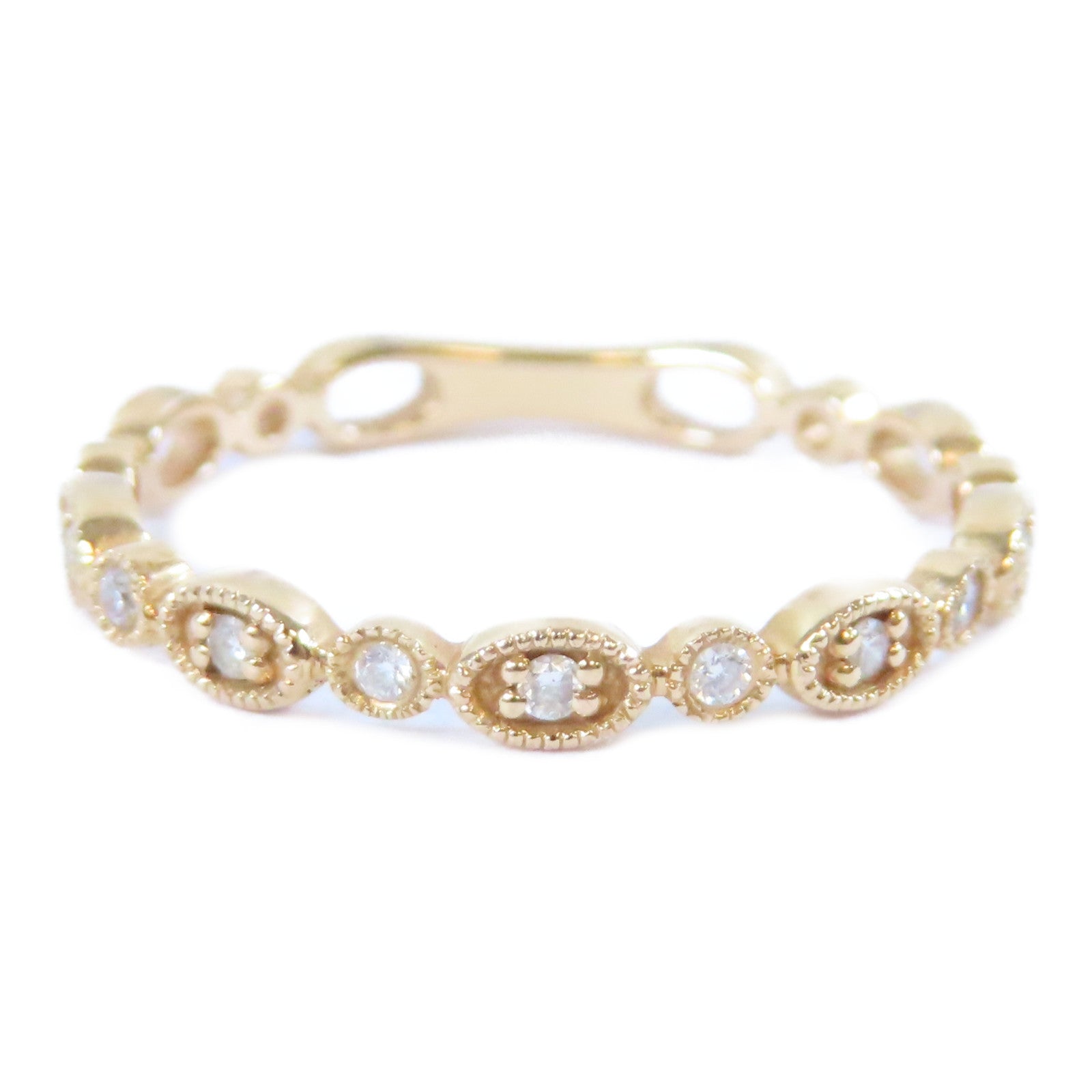 JEWELRY 【激減優惠】18K玫瑰金Diamond Ring 0.07ct鑽石戒指US#6.25