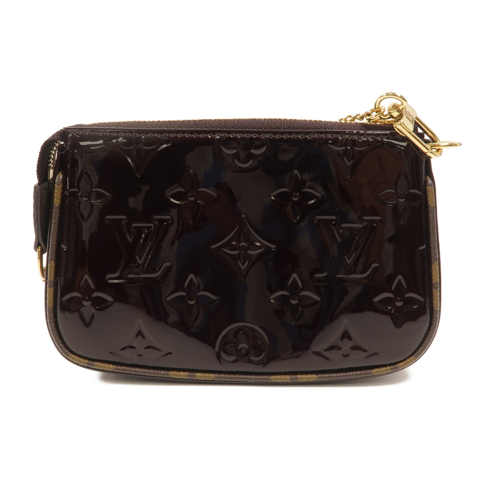 LOUIS VUITTON Monogram Vernis Mini Pochette Accessoires零錢包