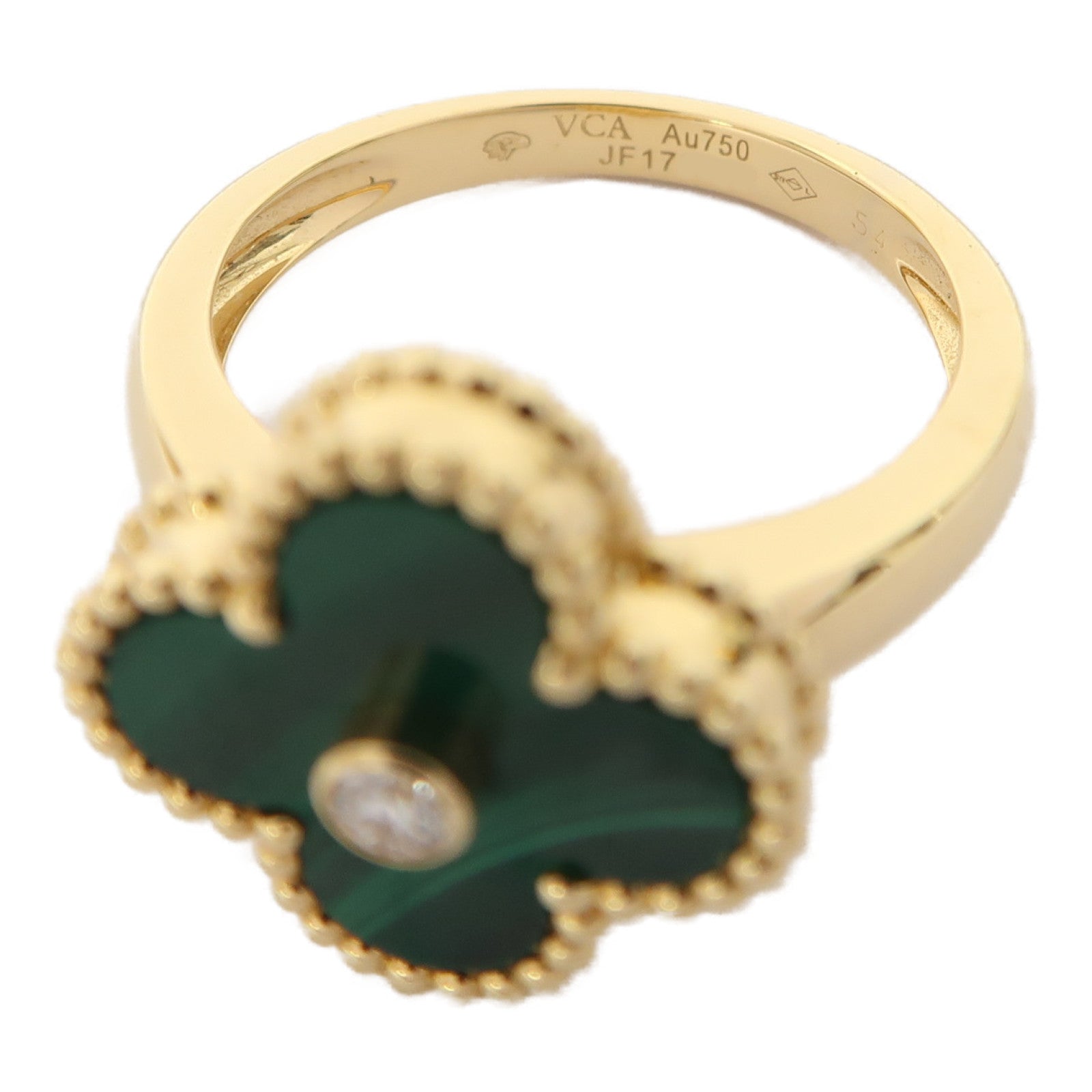 Van Cleef & Arpels 18K金Vintage Alhambra Ring戒指US#6.5