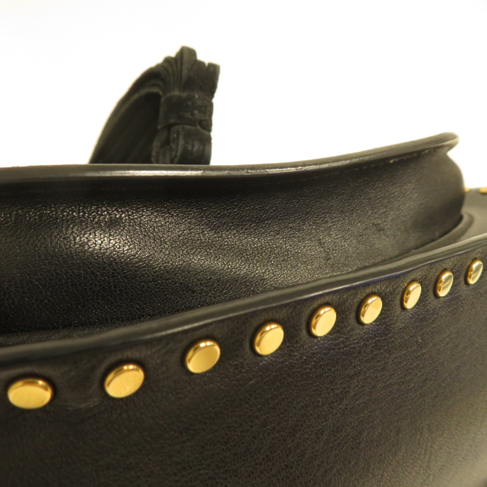 Chloe **【激減優惠】牛皮皮革Shoulder Bag金扣肩背袋黑色