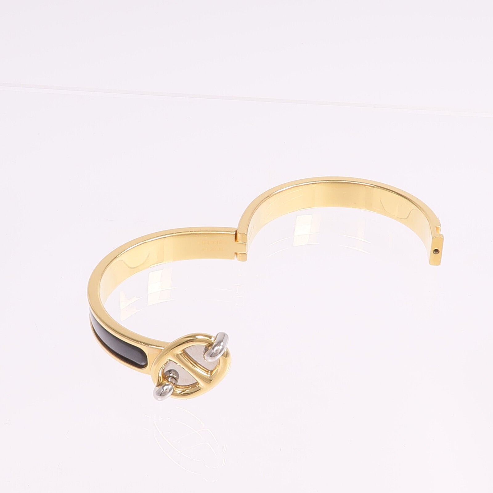 HERMES 金屬Mini Clic Chaine D'Ancre手鐲