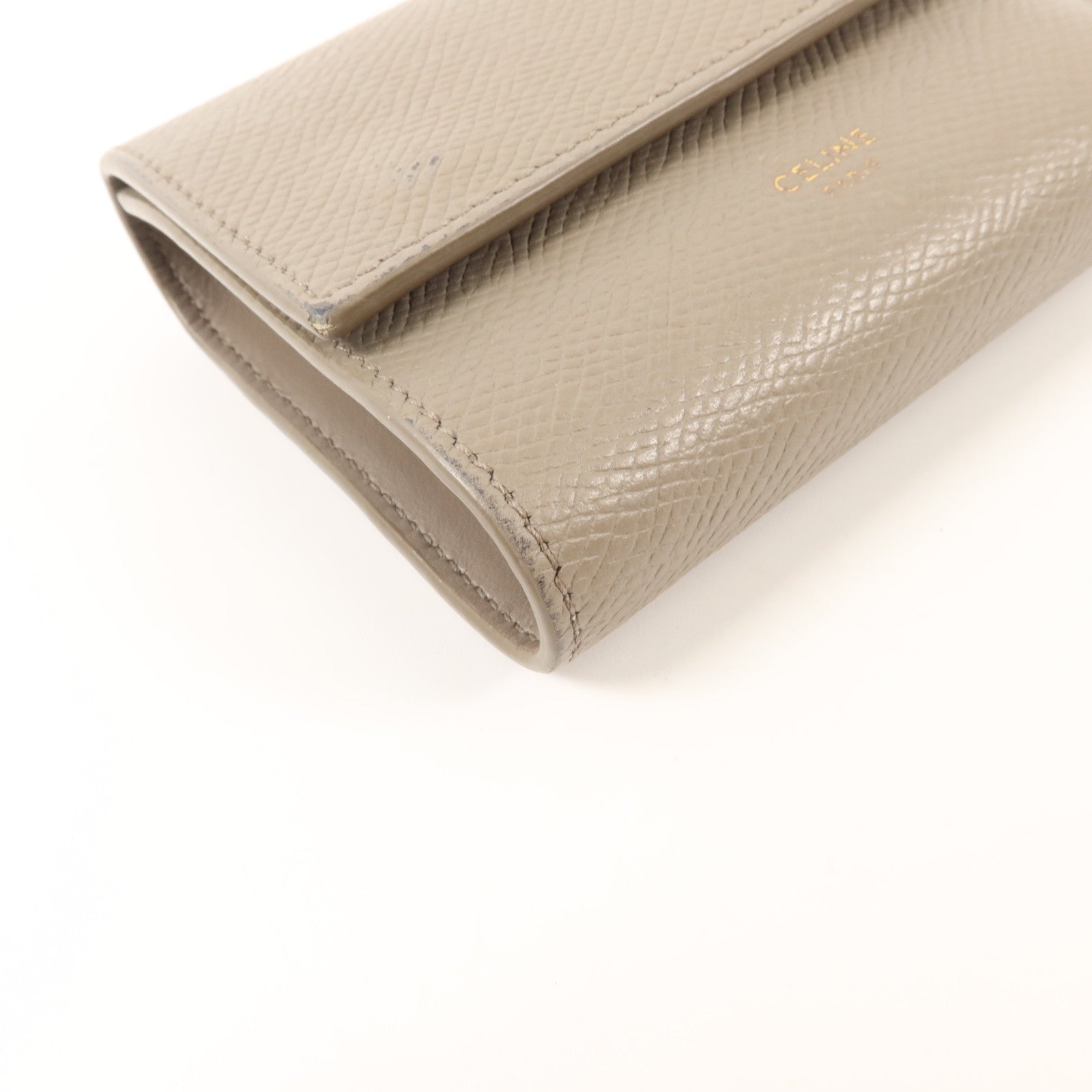 CELINE 牛皮皮革Trifold Wallet錢包