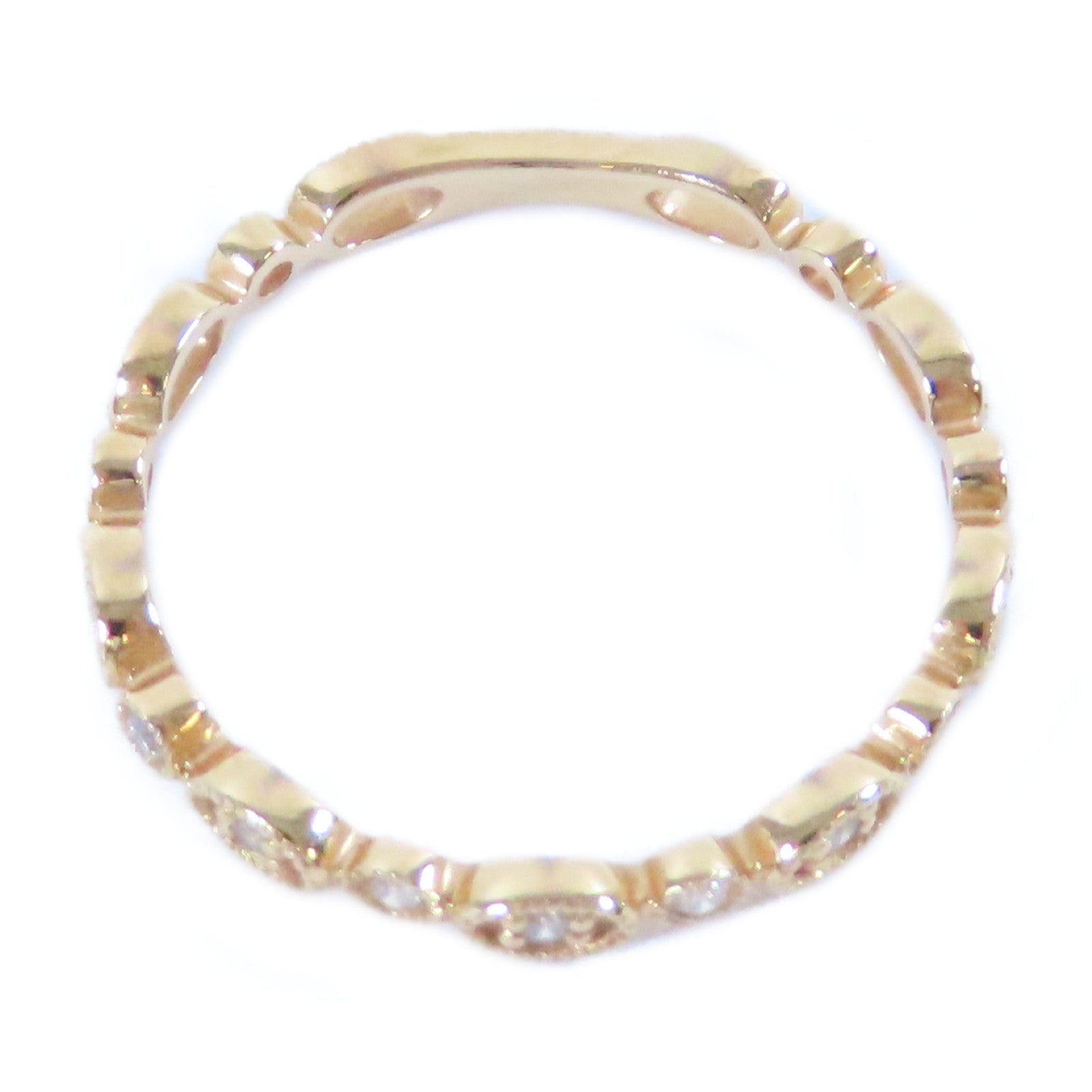 JEWELRY 【激減優惠】18K玫瑰金Diamond Ring 0.07ct鑽石戒指US#6.25