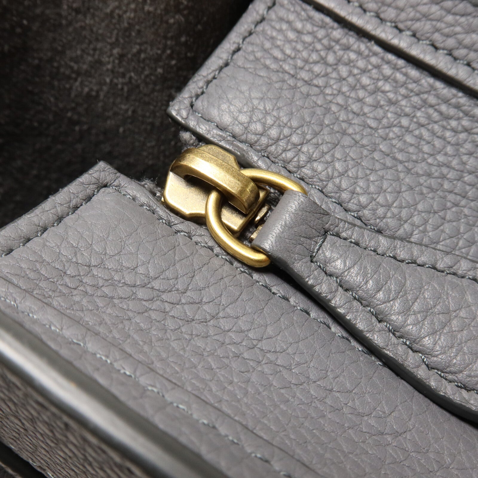 CELINE 牛皮皮革Nano Luggage手挽肩背兩用袋